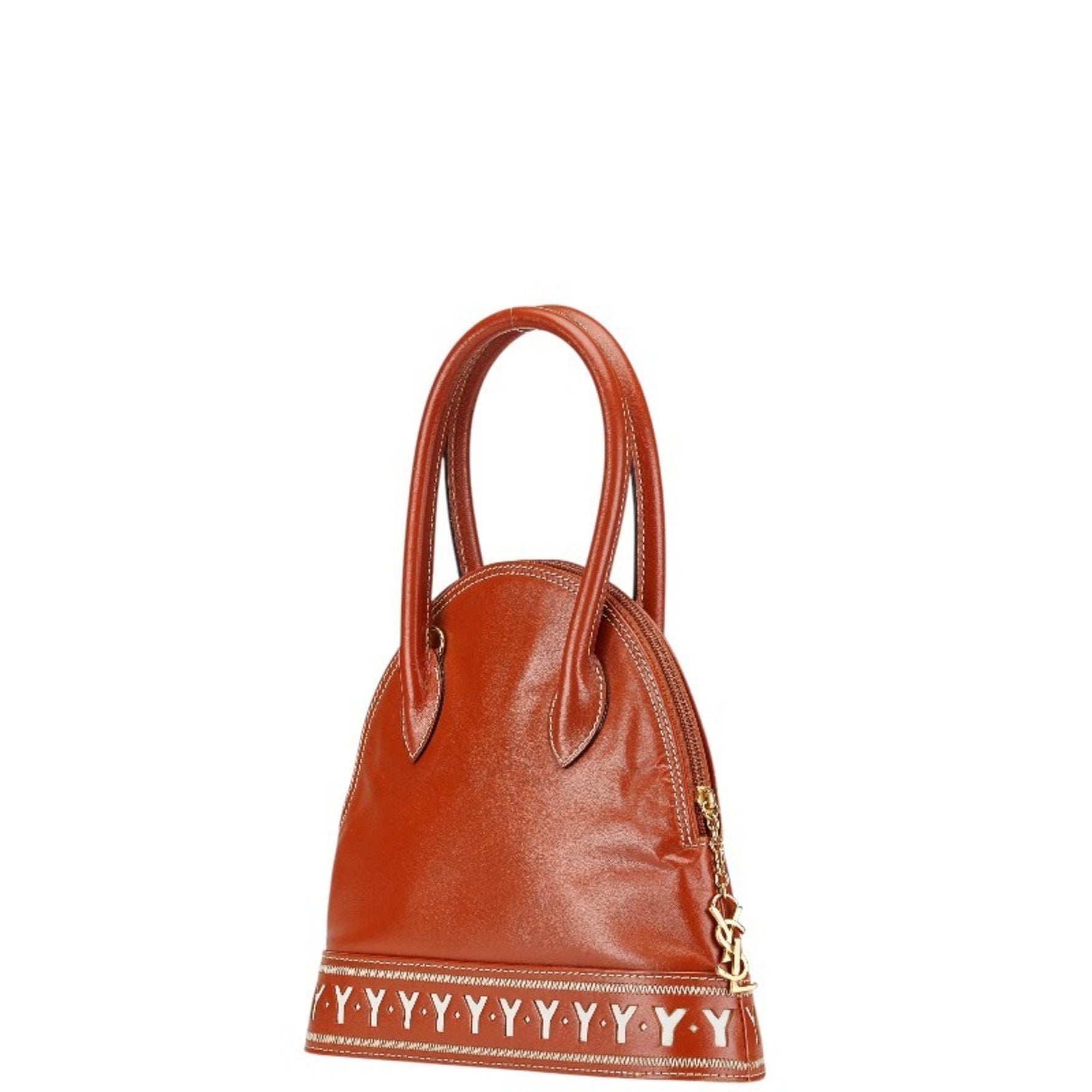 Saint Laurent Y-Cut Logo Handbag/Shoulder Bag, Leather, SAINT LAURENT