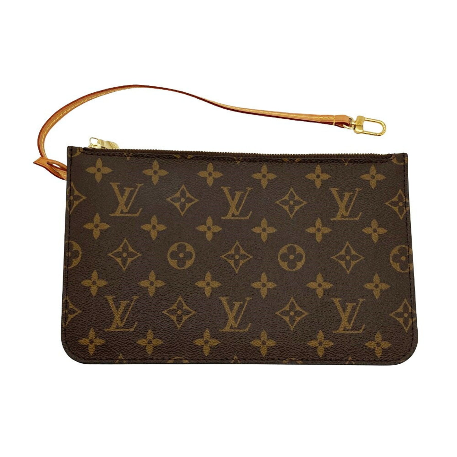 Louis Vuitton Neverfull MM Pouch Only Monogram Canvas Brown