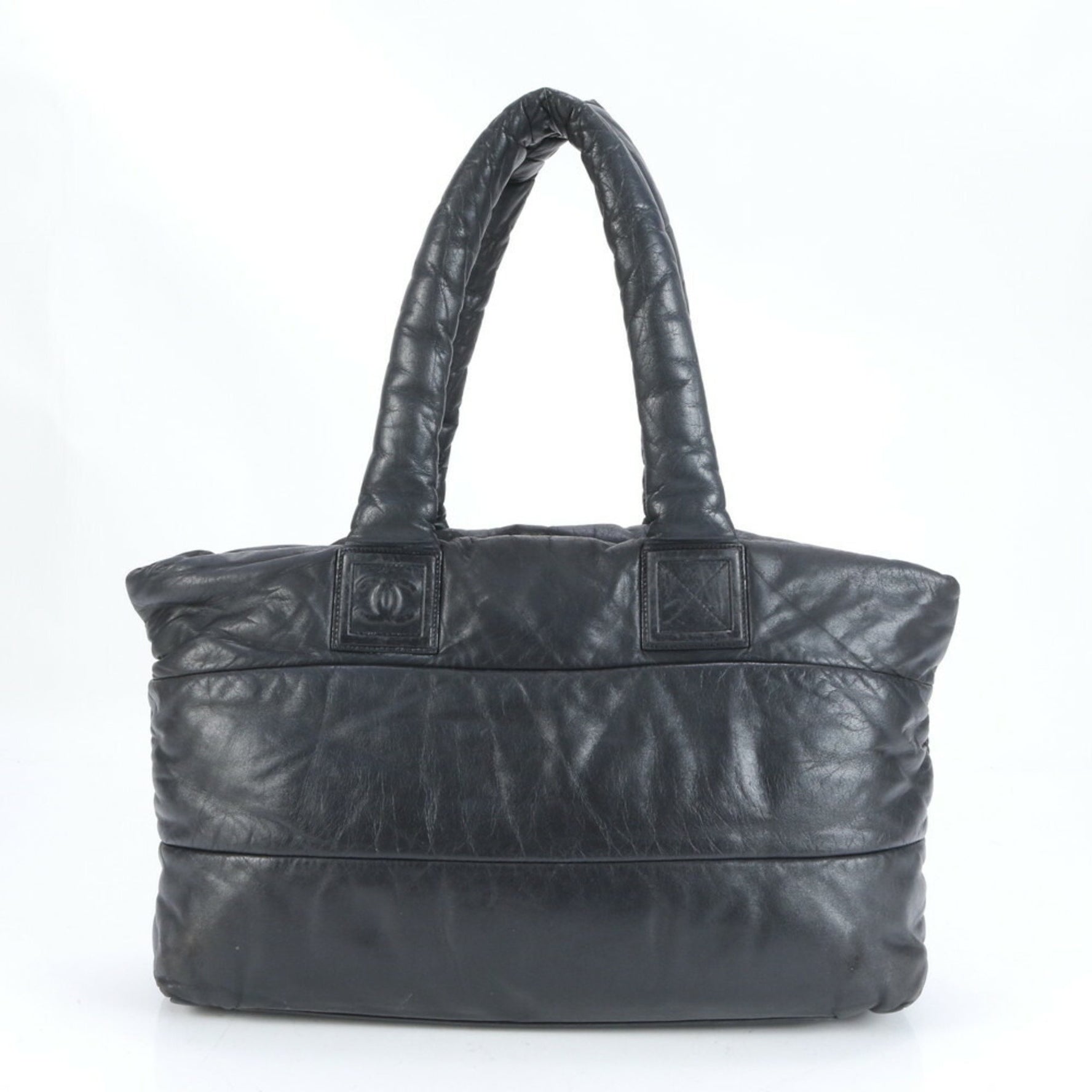 Chanel Coco Cocoon Large Tote Bag with Serial Seal, Lamb Leather Shoulder for Women
