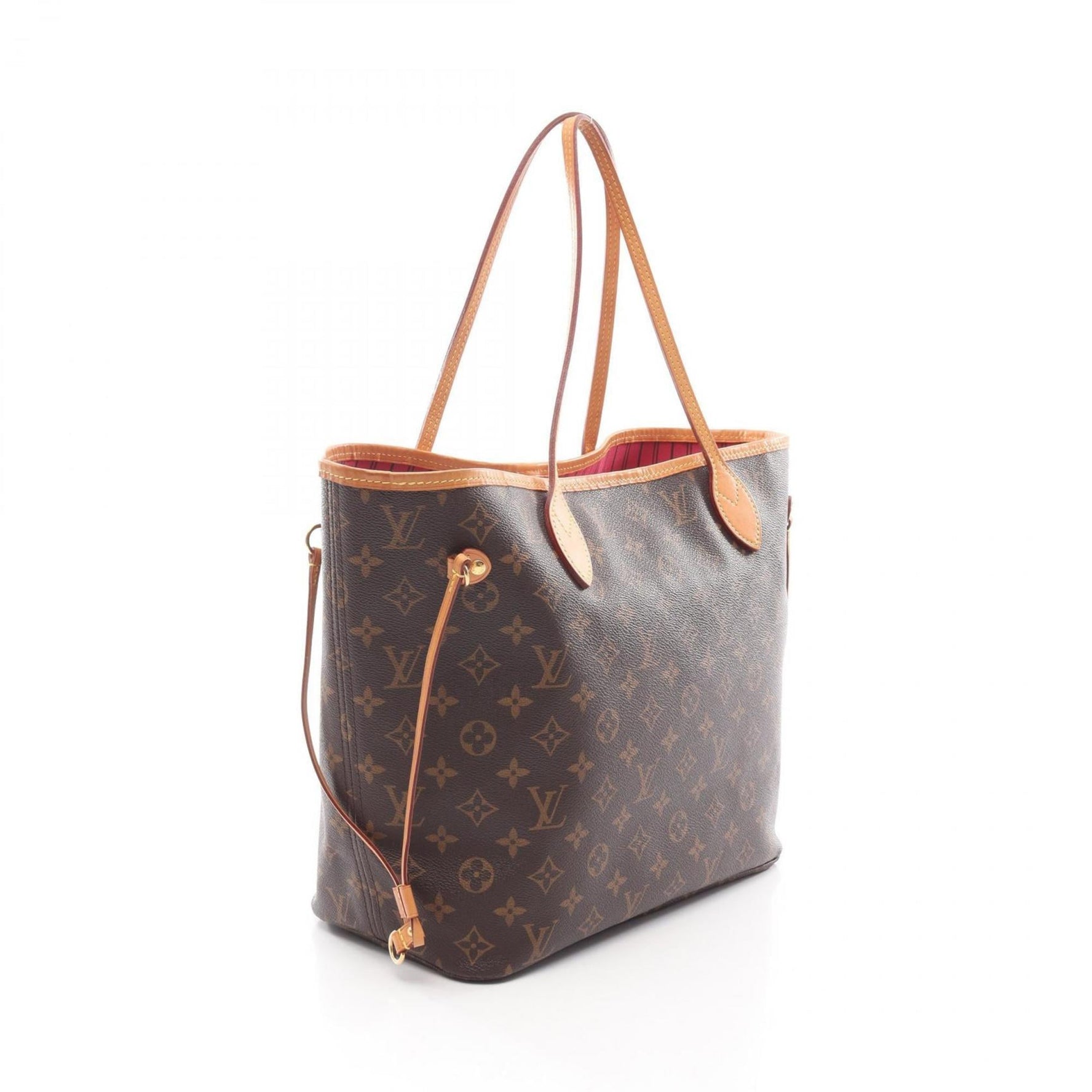 Louis Vuitton Neverfull MM Monogram Pivoine Tote Bag, Coated Canvas and Leather, Brown