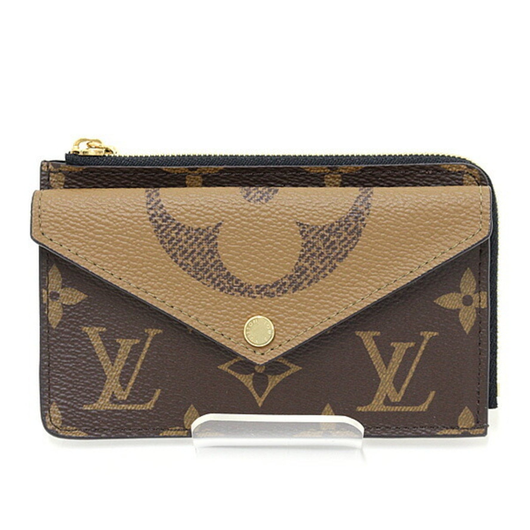 Louis Vuitton Porte Carte Recto Verso Monogram Reverse Card Case Small Wallet