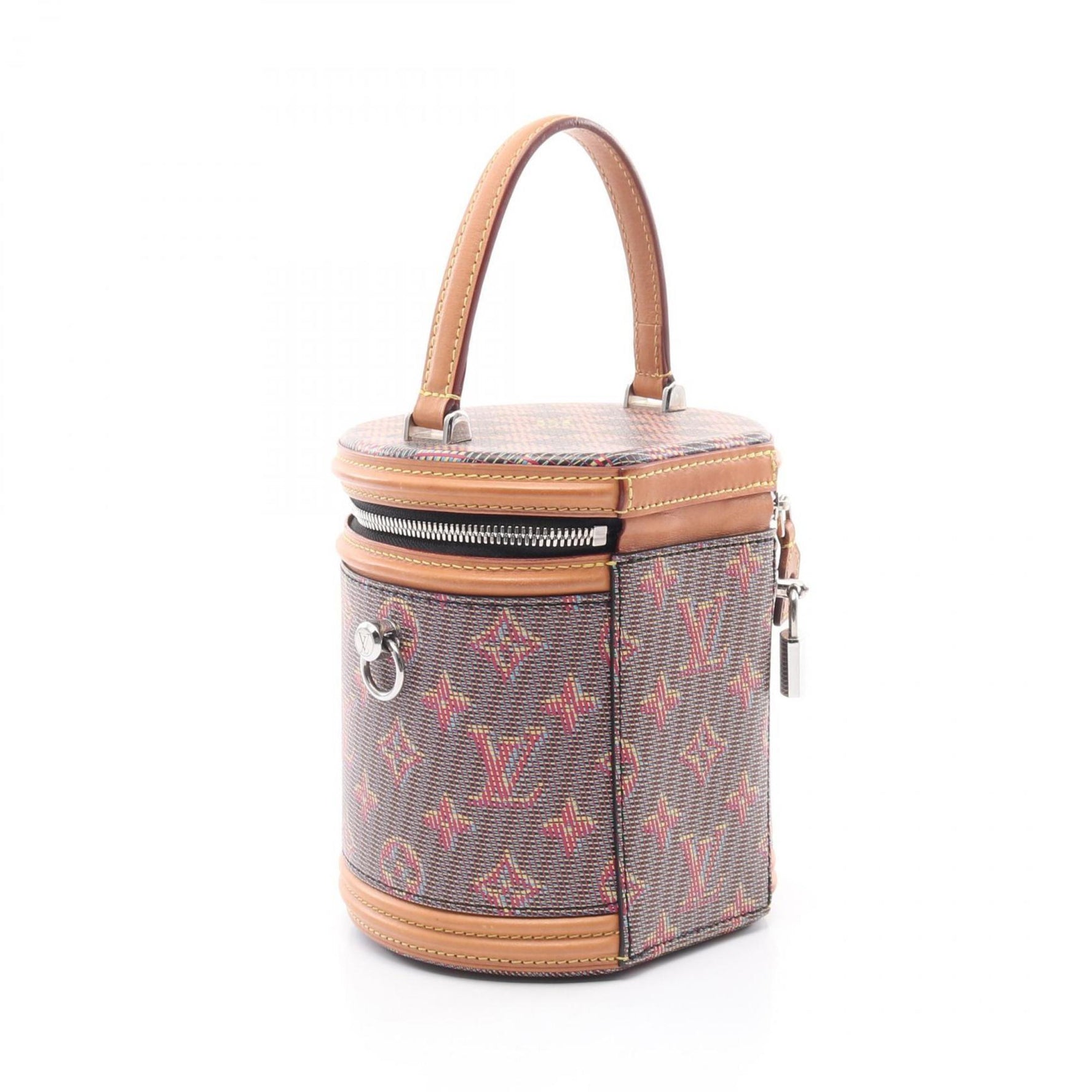 Louis Vuitton Cannes Handbag, Coated Canvas and Leather, LV Pop Monogram