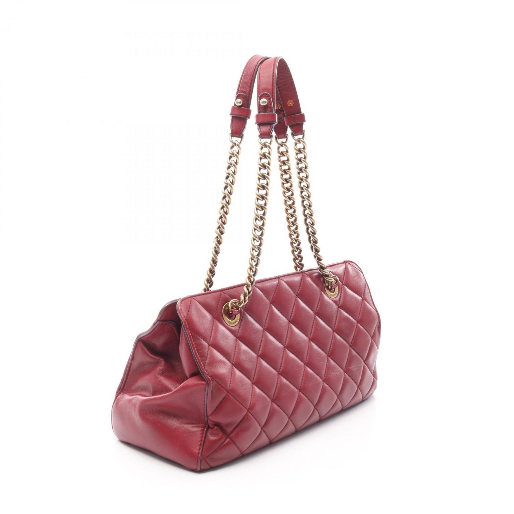 CHANEL Matelasse Shoulder Bag, Lambskin Leather