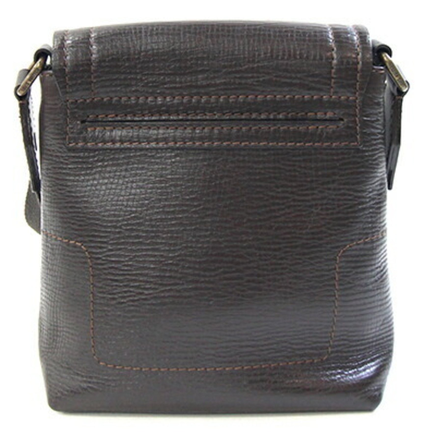 Louis Vuitton Utah Yuma Cafe Crossbody Shoulder Bag Brown