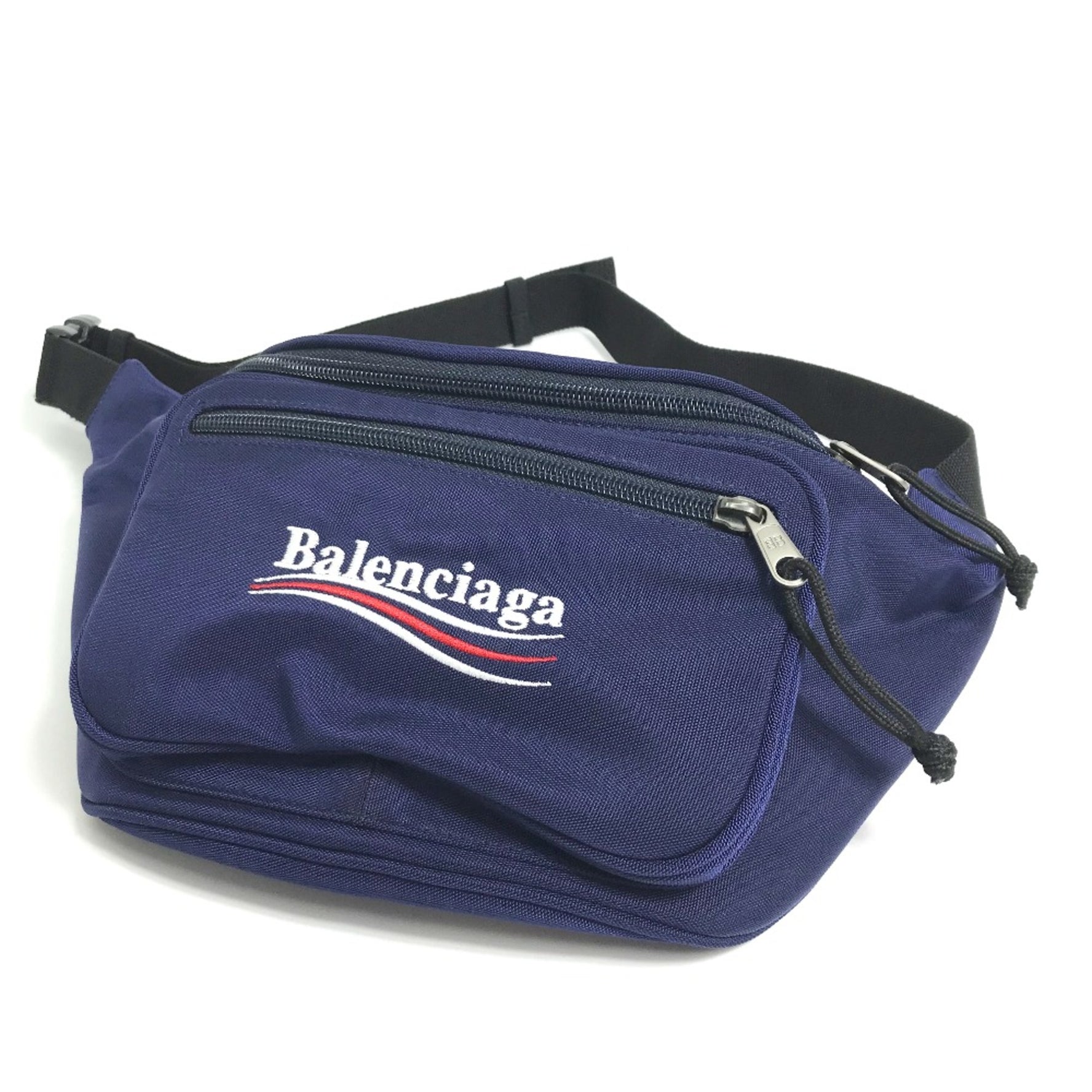 Balenciaga Men's Women's Bag Waist Pouch Belt bag body bag Navy