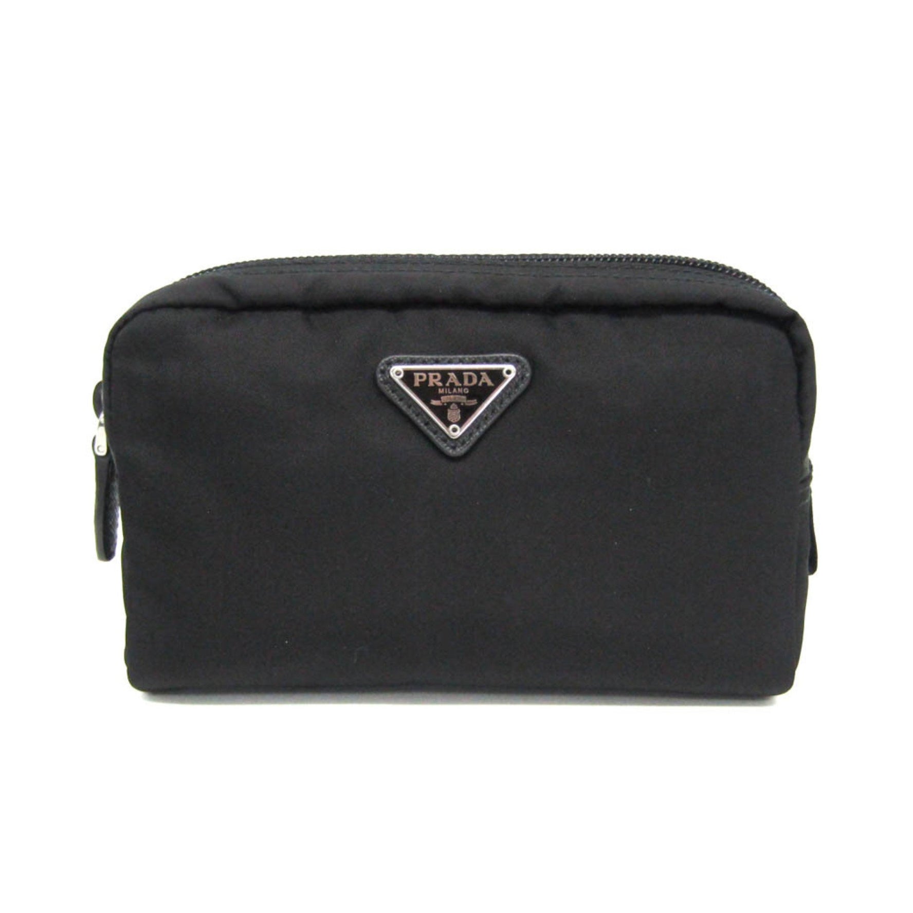 Prada Cosmetics Makeup Pouch 1NA021 Women,Men Nylon Pouch Nero