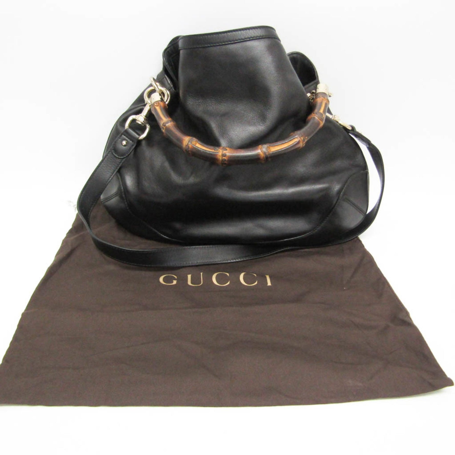 Gucci Bamboo Leather,Bamboo Handbag,Shoulder Bag