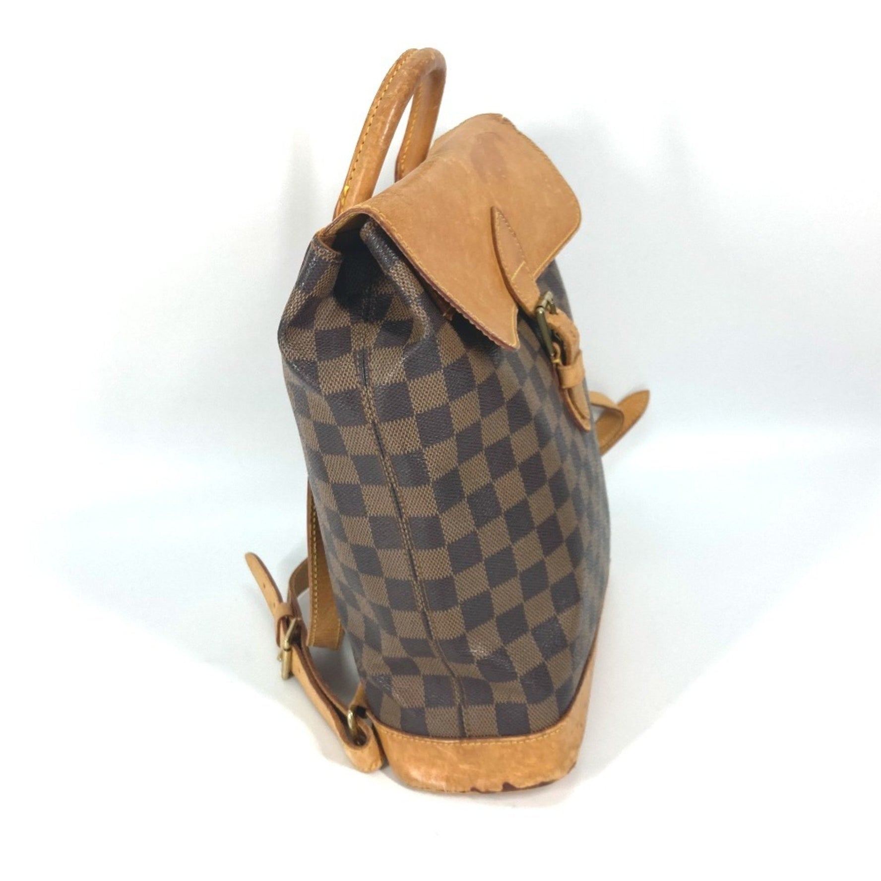 Louis Vuitton Damier Harlequin Anniversary Limited Edition Backpack Bag Rucksack Canvas Ebene Brown