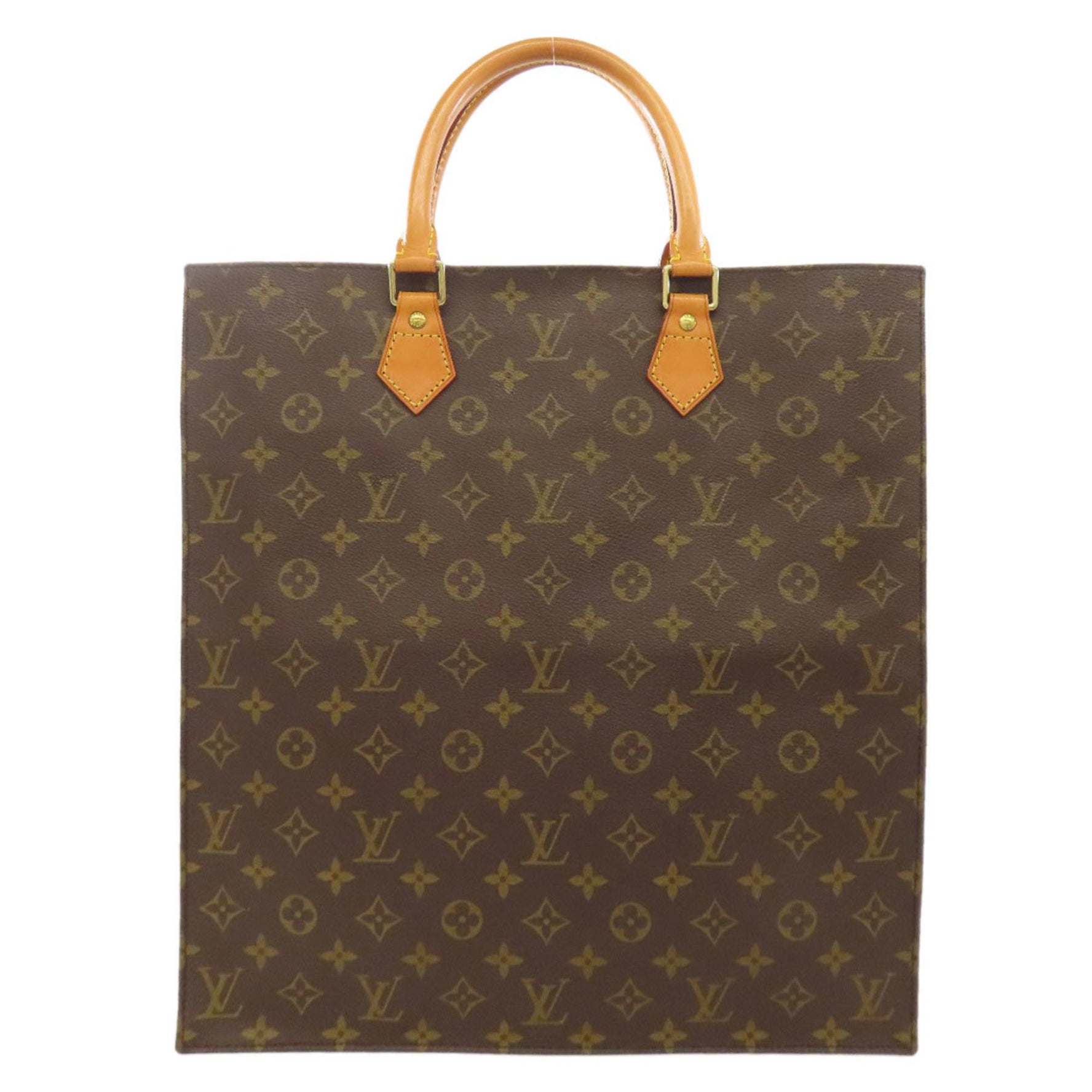 Louis Vuitton Sac Plat Handbag Canvas LOUIS VUITTON