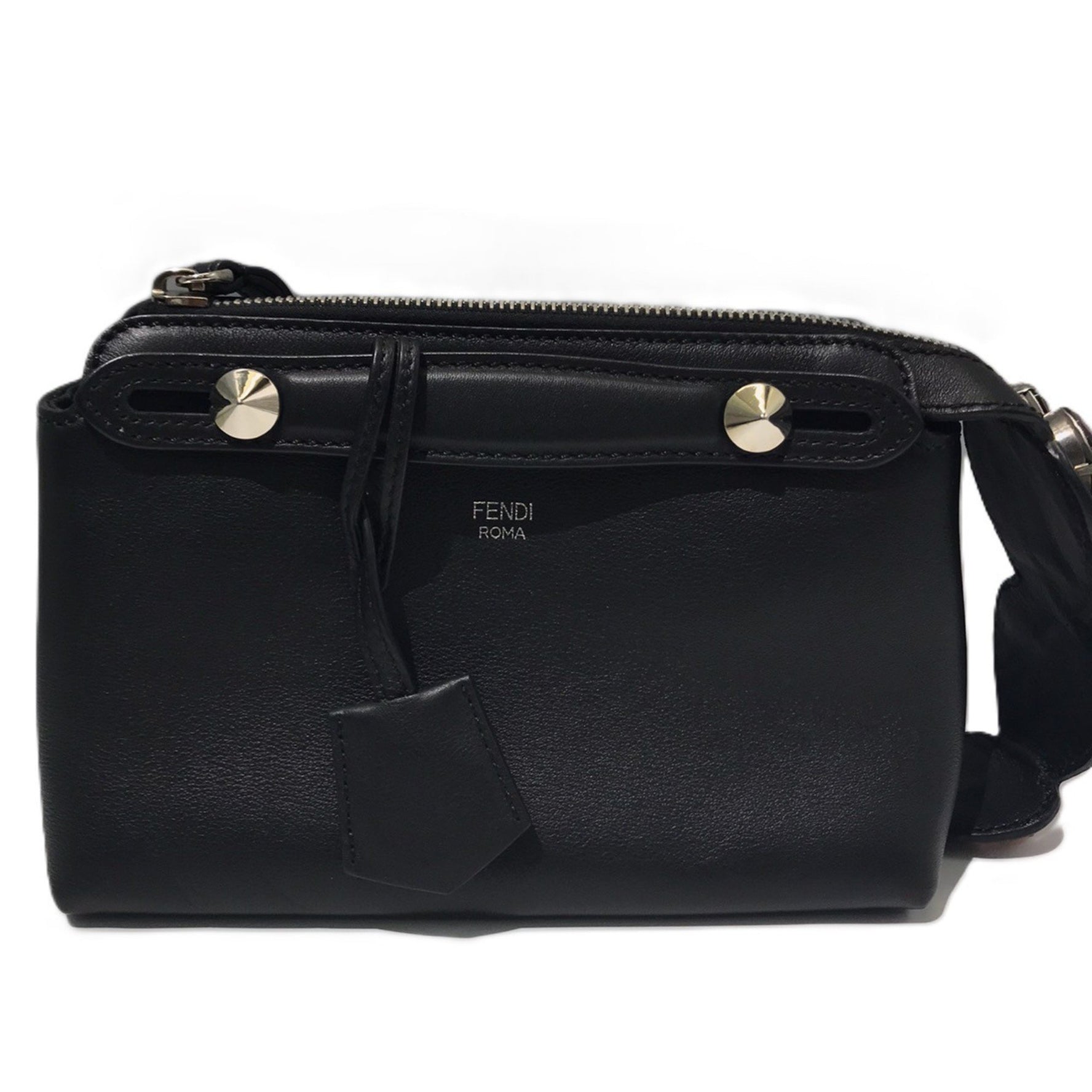 FENDI BY THE WAY MINI HANDBAG LEATHER STONE