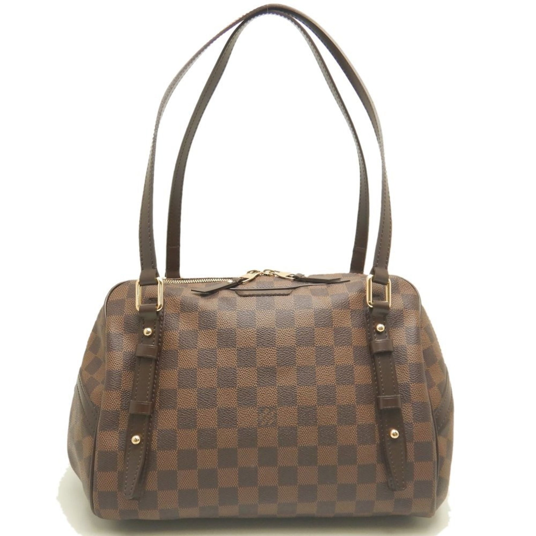 LOUIS VUITTON Damier Rivington PM N41157 Ebene Shoulder Bag for Women,