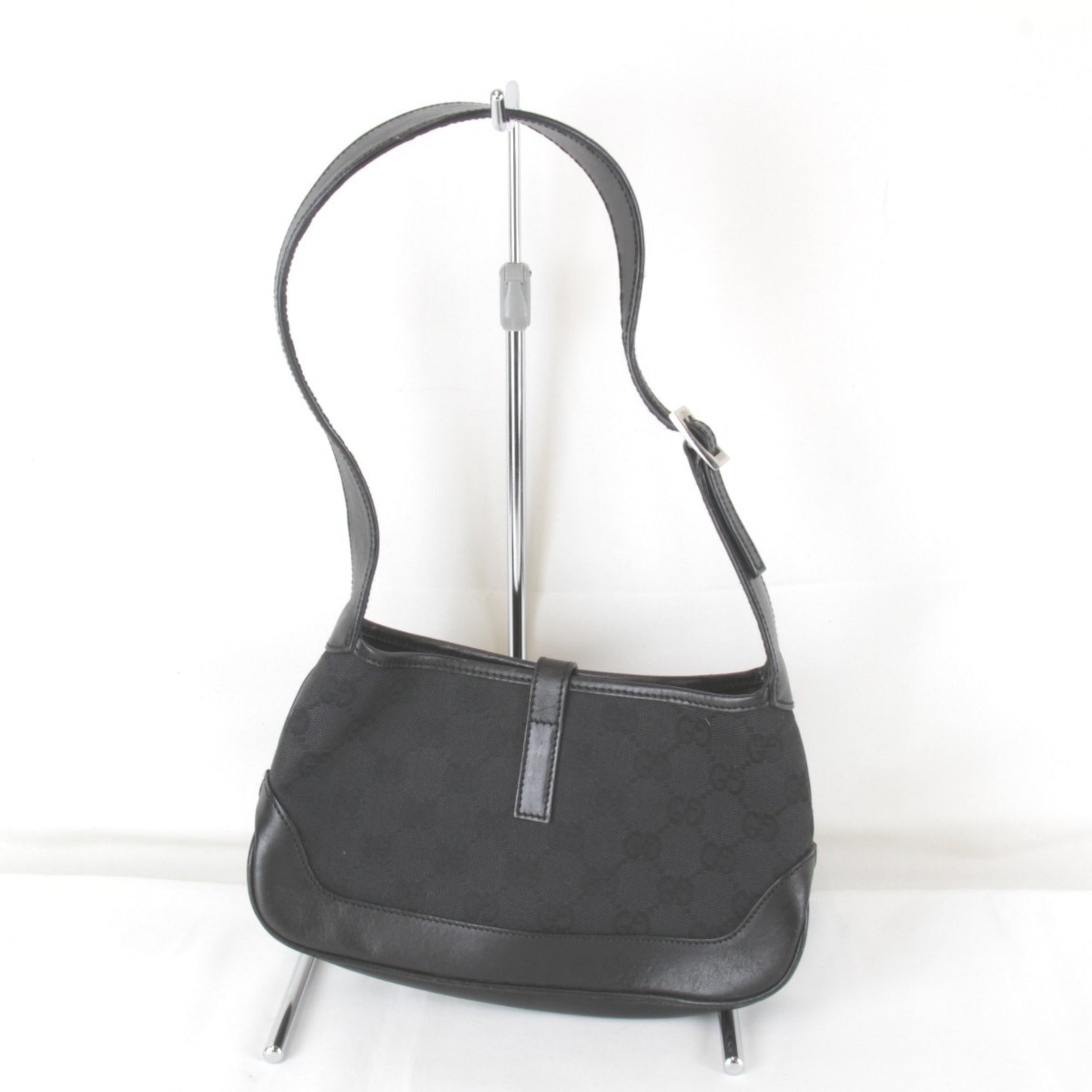 GUCCI Jackie Mini Shoulder Bag 007-2039 001274, GG Canvas/Leather