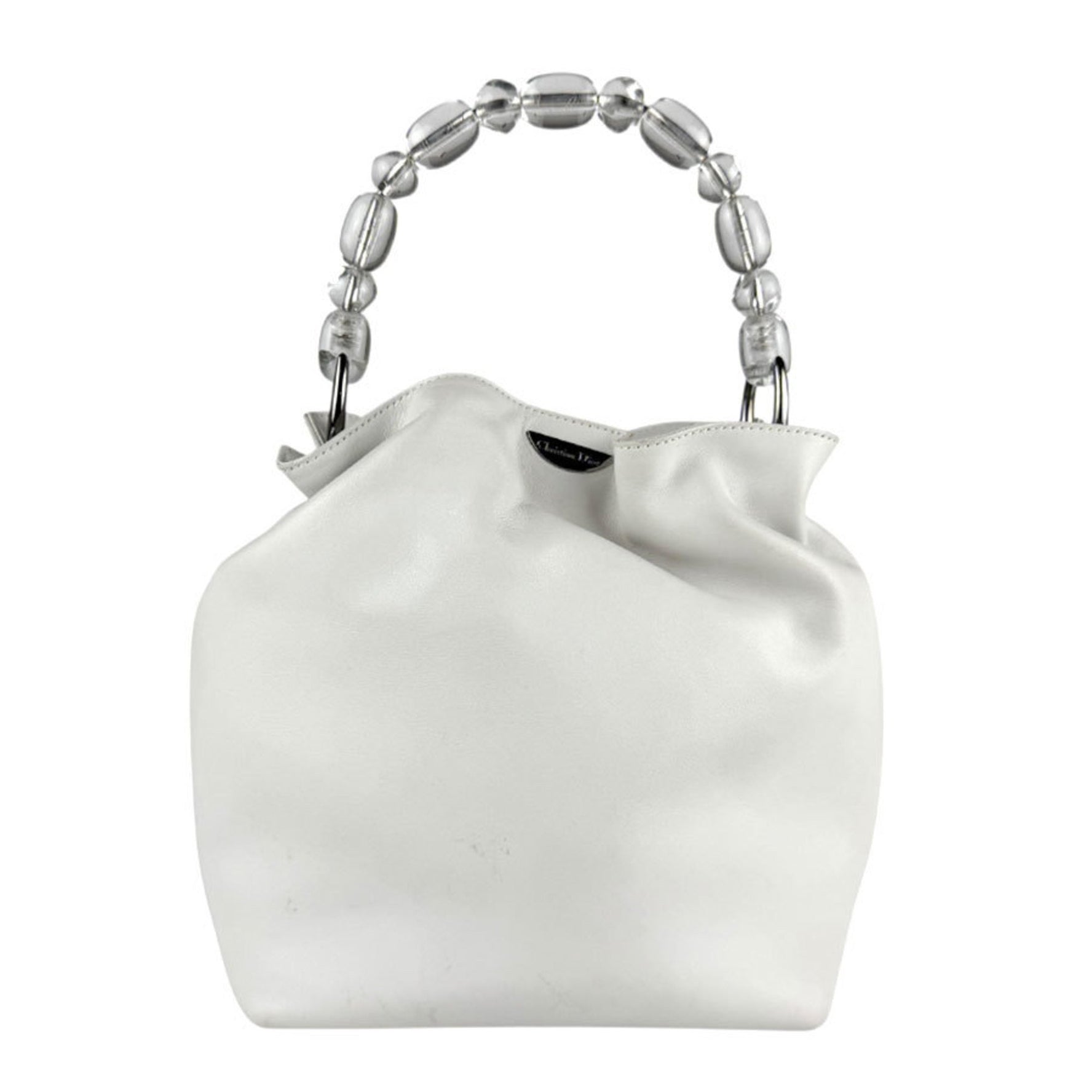 Christian Dior Maris Pearl Leather Handbag