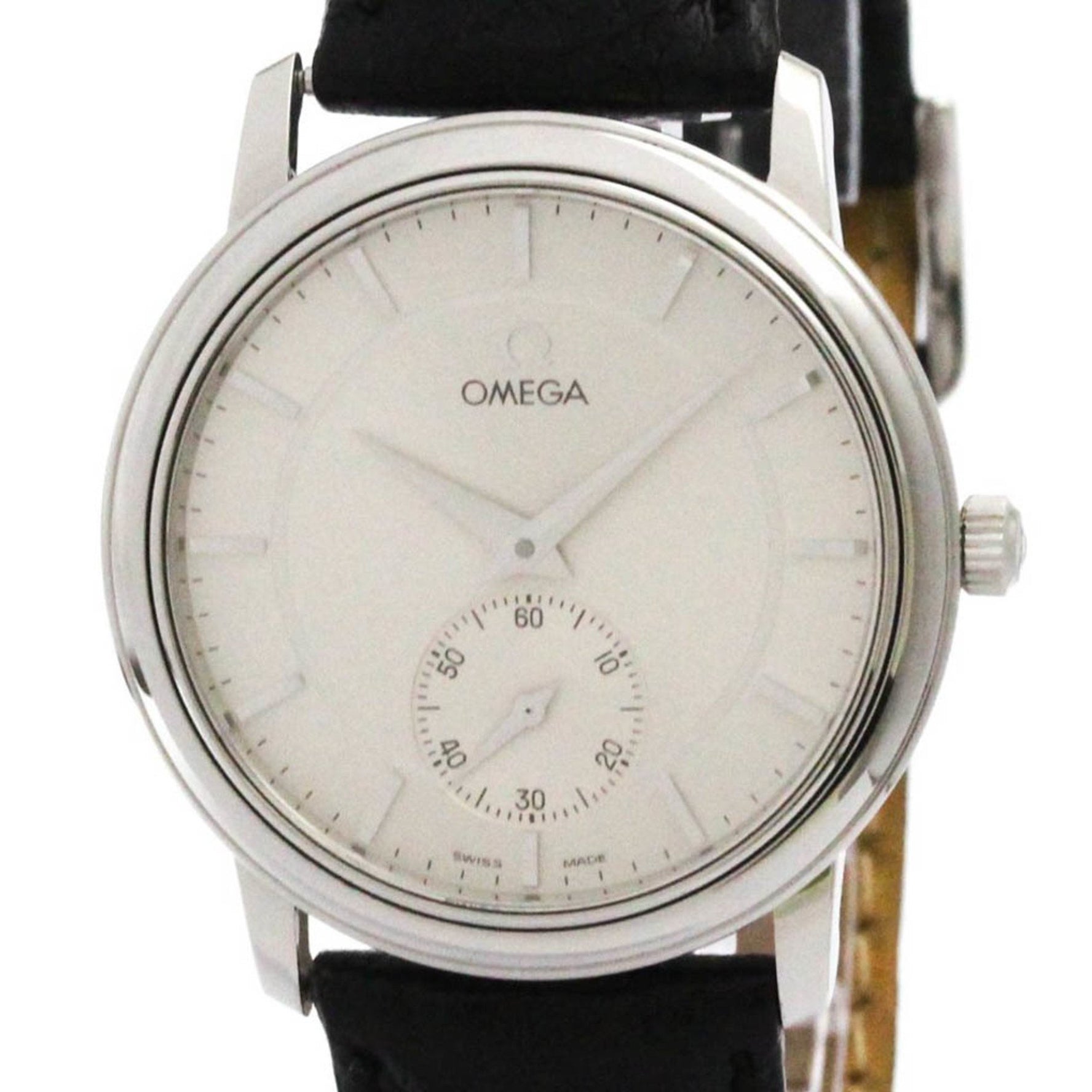 OMEGA De Ville Prestige Steel Hand-Winding Mens Watch 4820.31 Polished