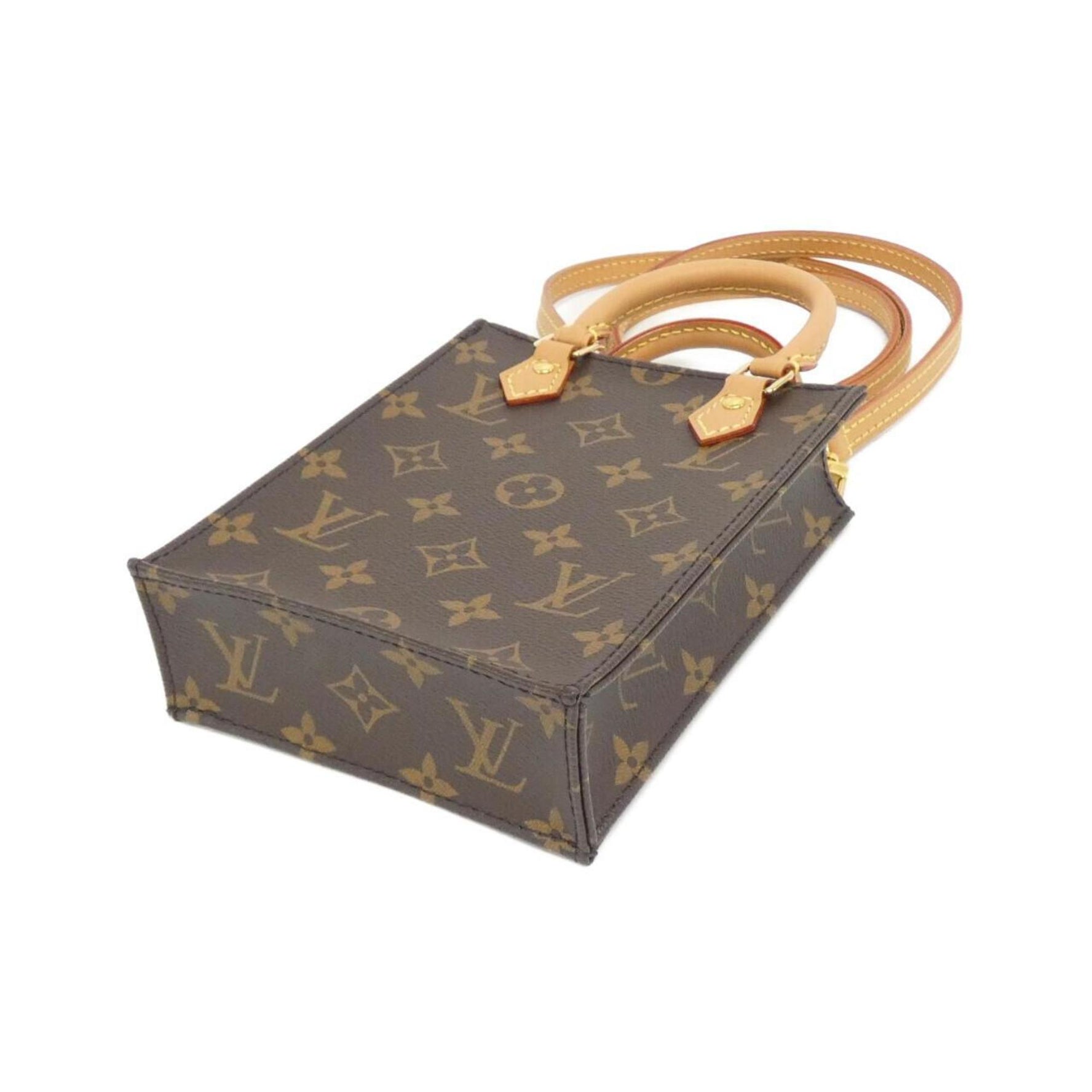 Louis Vuitton Monogram Petite Sac Plat M69442 Handbag