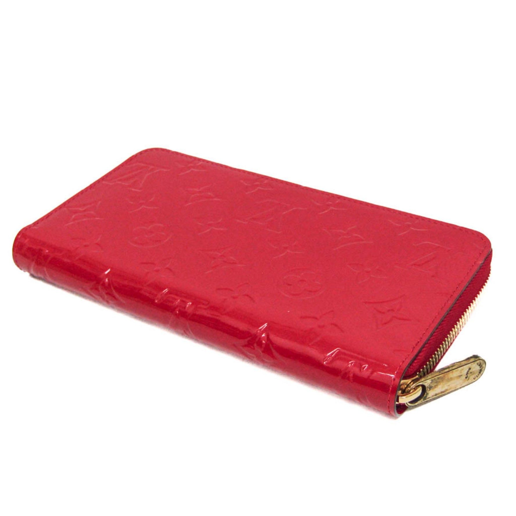 Louis Vuitton Monogram Vernis Zippy Wallet M91981 Women's Monogram Vernis Long Wallet (bi-fold) Pomme D'amour