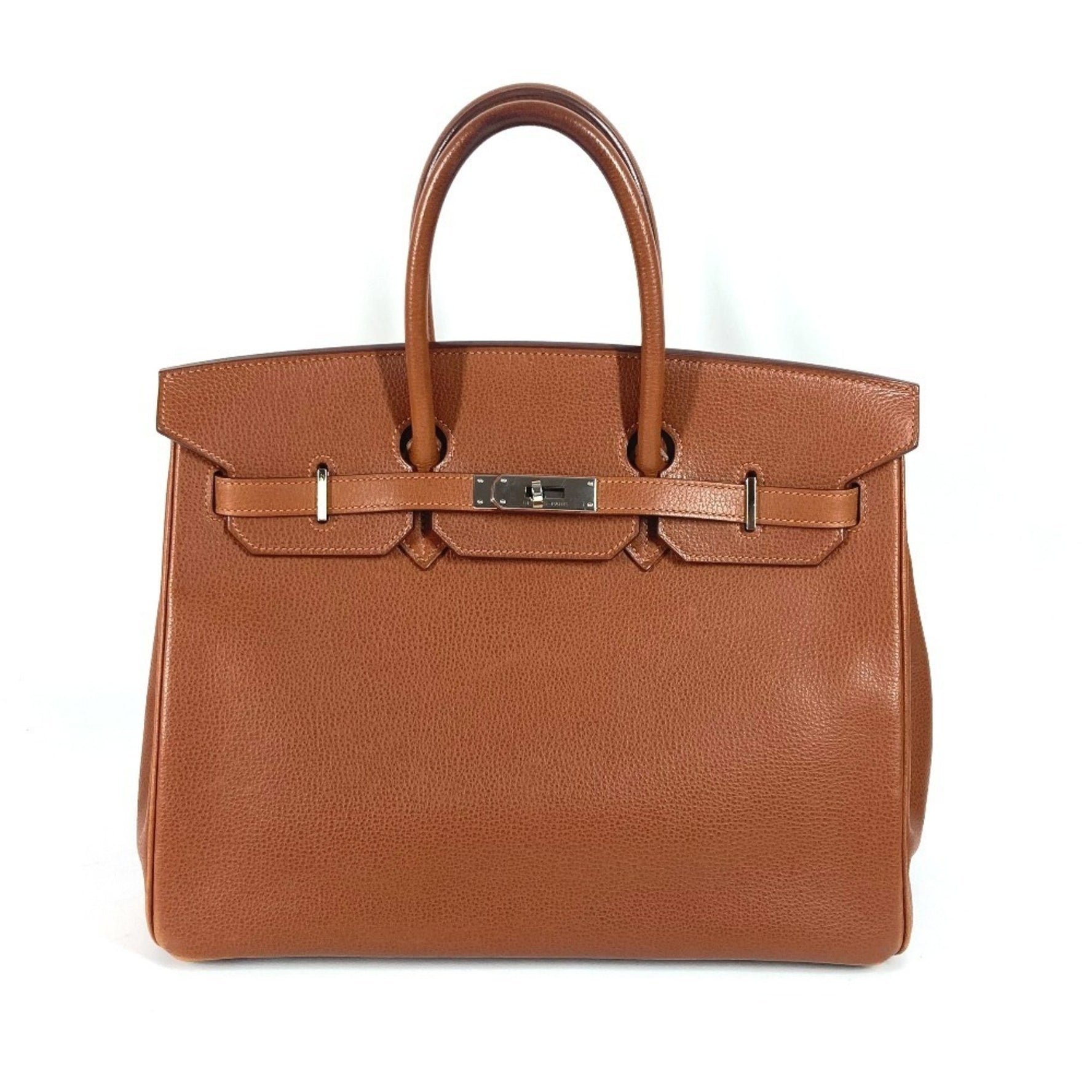HERMES Hermes Birkin 35 Handbag Bag Tote Men's Women's Noisette Brown