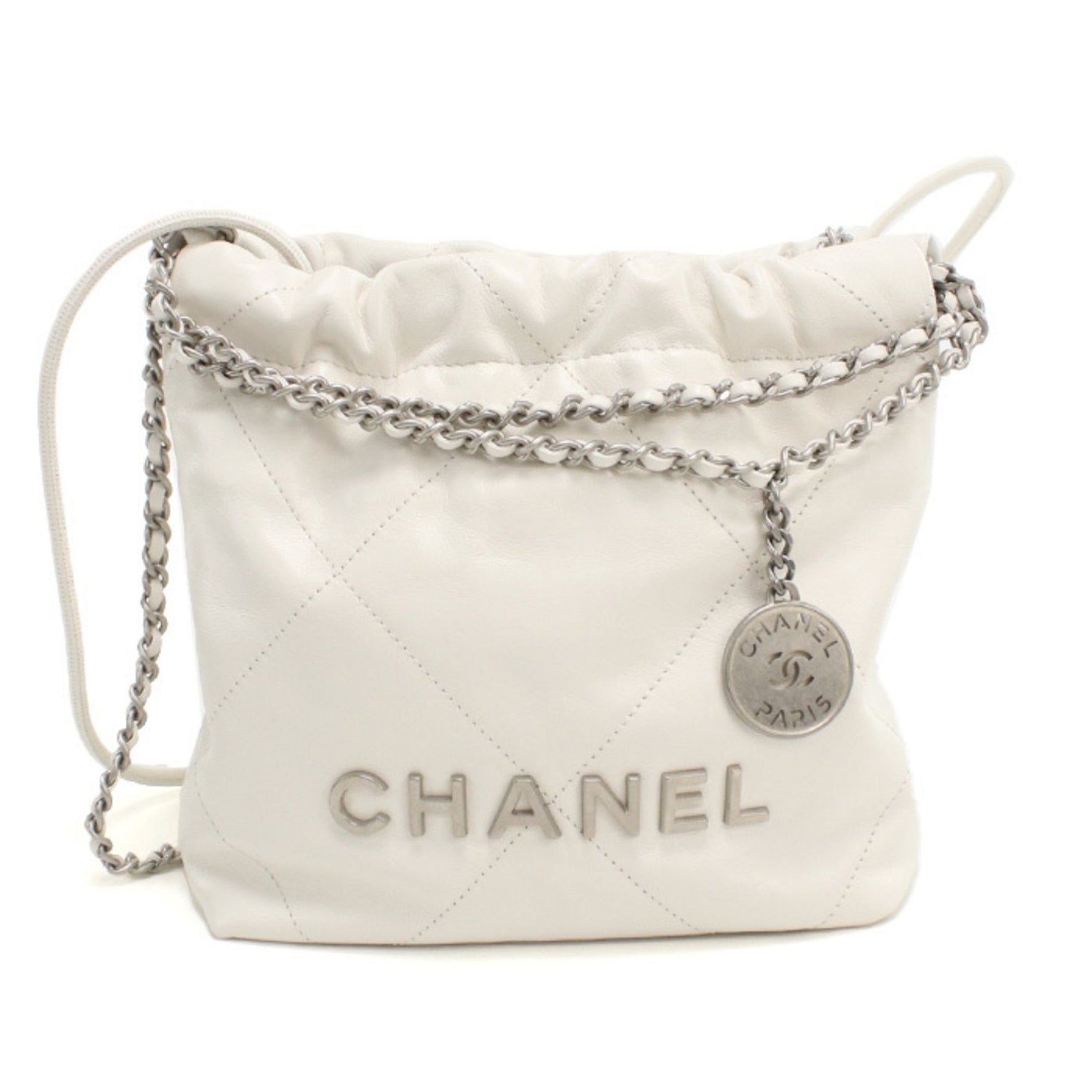 CHANEL Chain Shoulder Bag, Size 22