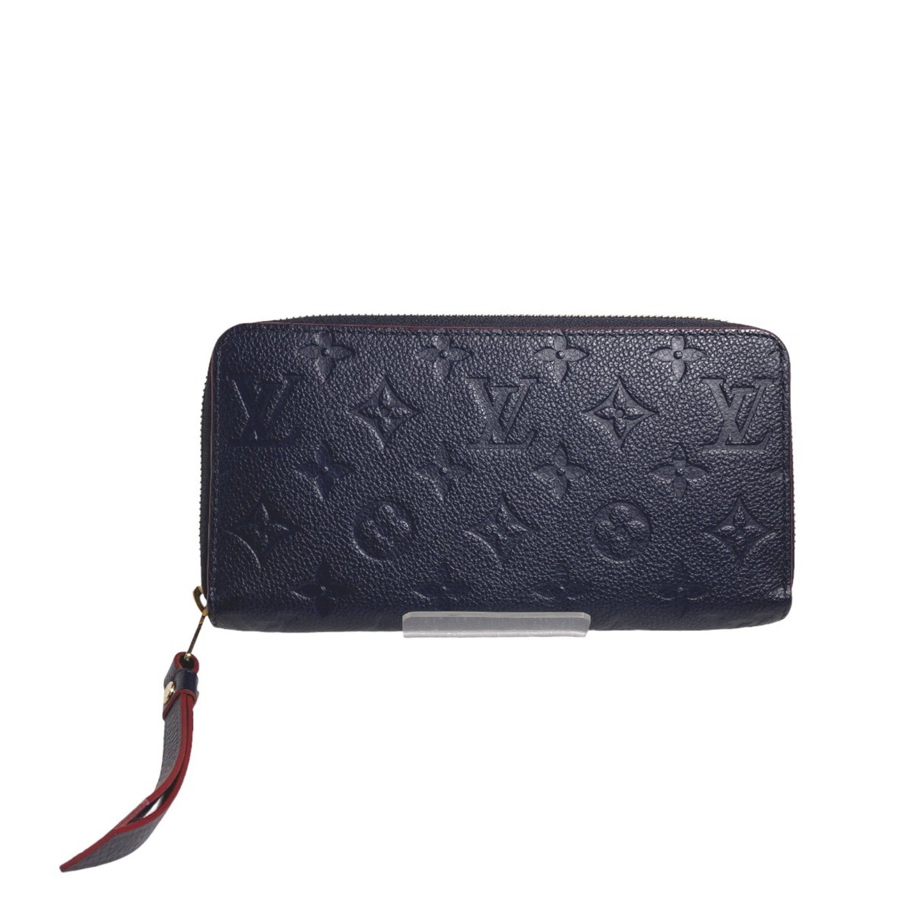 Louis Vuitton Zippy Wallet Empreinte Marine Rouge Long