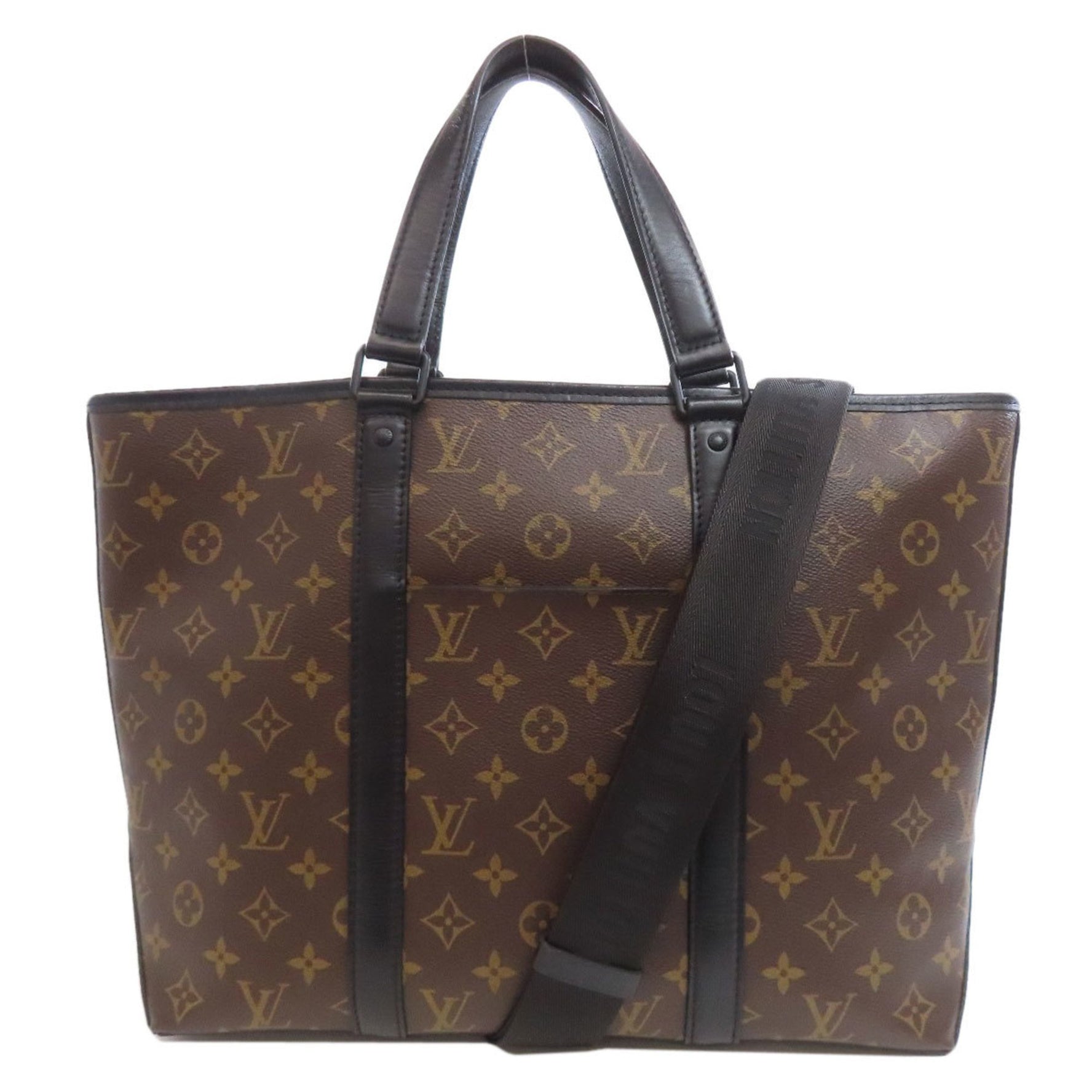 Louis Vuitton Macassar Weekend Tote Bag in Monogram Canvas