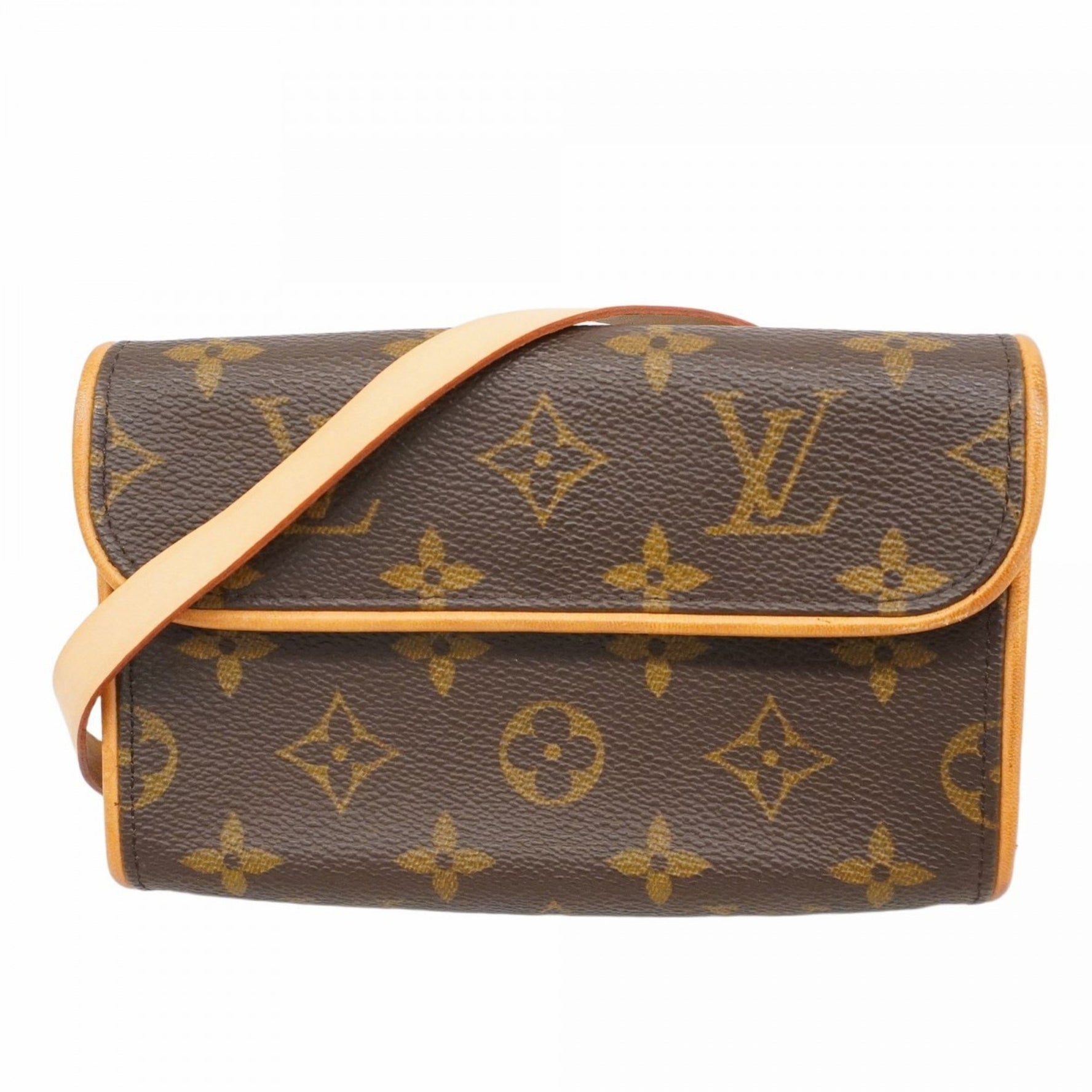Louis Vuitton Monogram Pochette Florentine Waist Bag M51855 Brown Women's