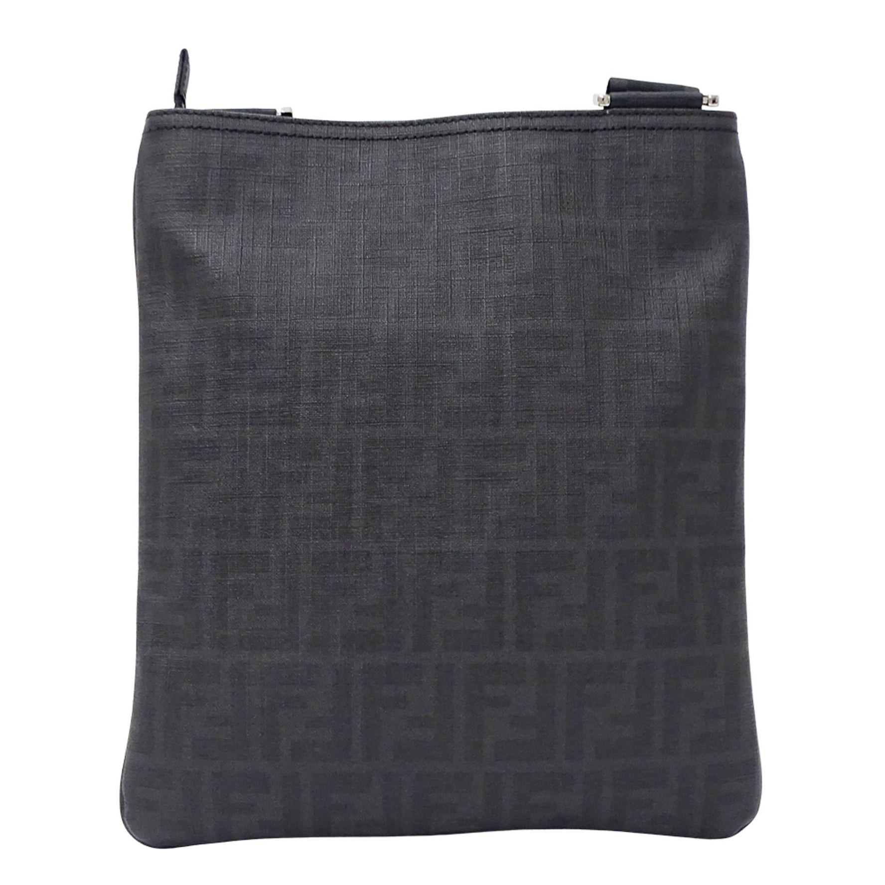 Fendi Zucca Coated Canvas Shoulder Bag in