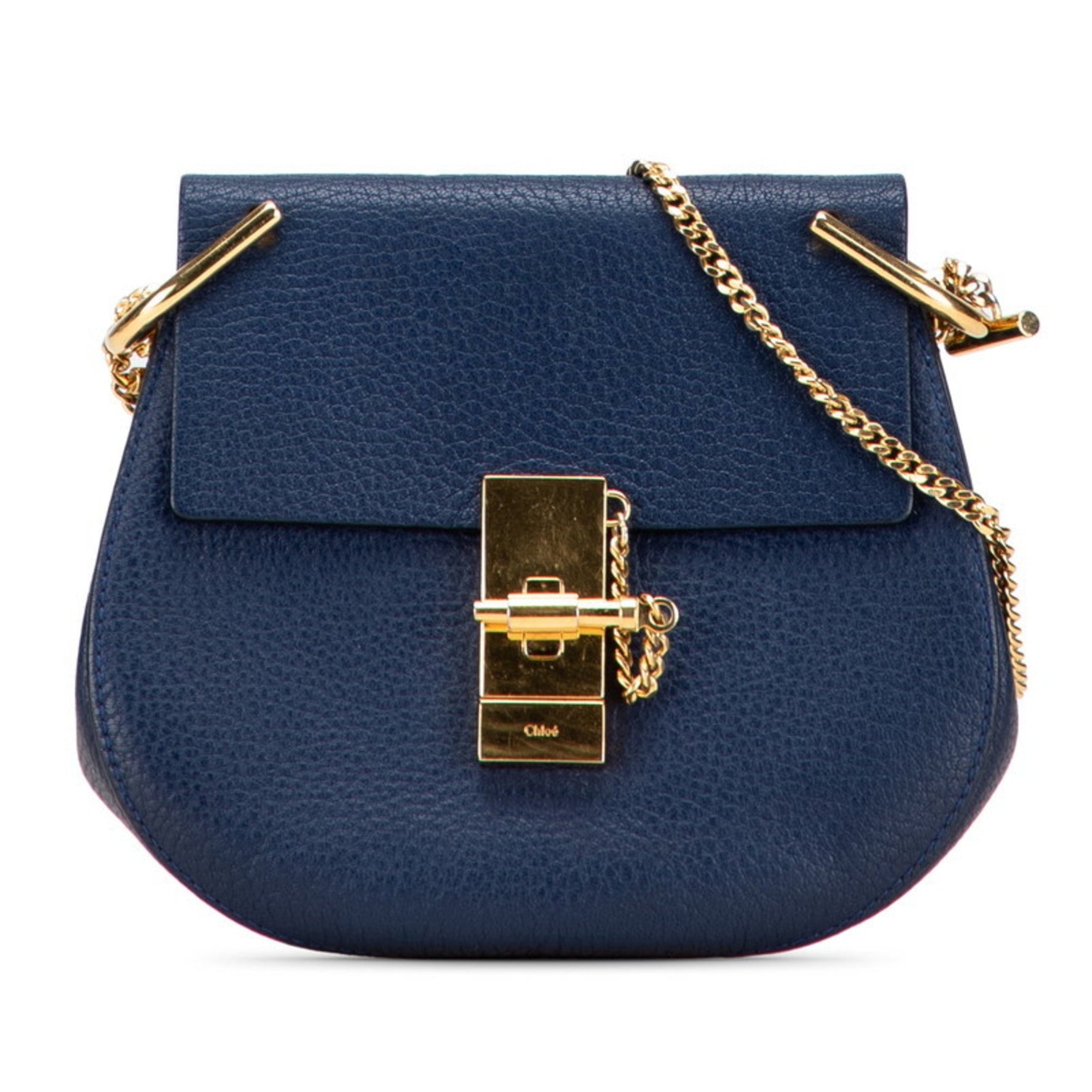 Chloé Chloe Drew Crossbody Chain Shoulder Bag in Leather