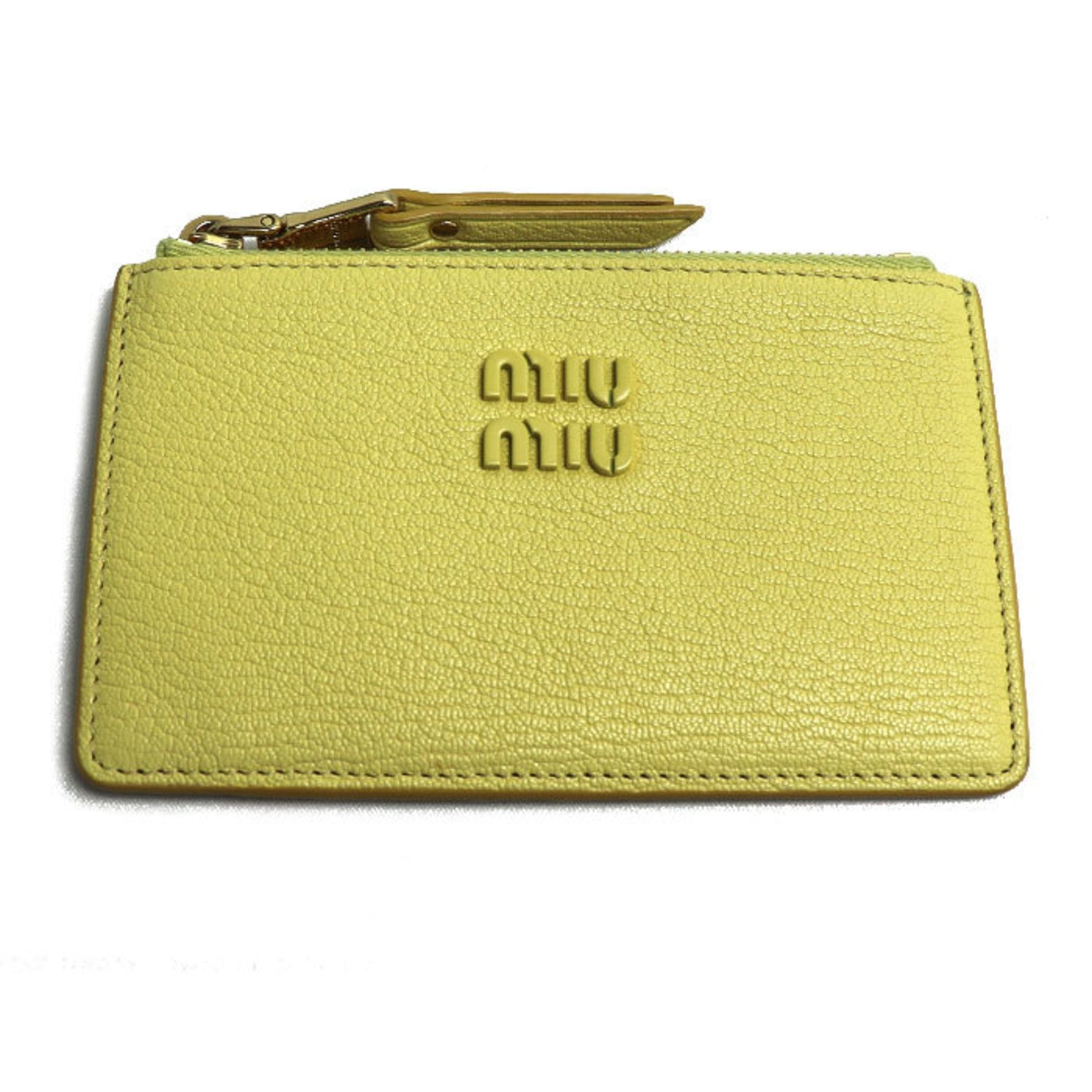 Miu Miu Miu Madras Fragment Case/Coin Case