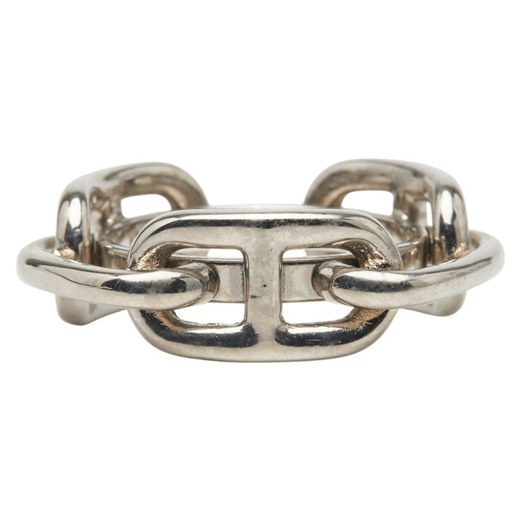 Hermes Chaine d'Ancre scarf ring metal