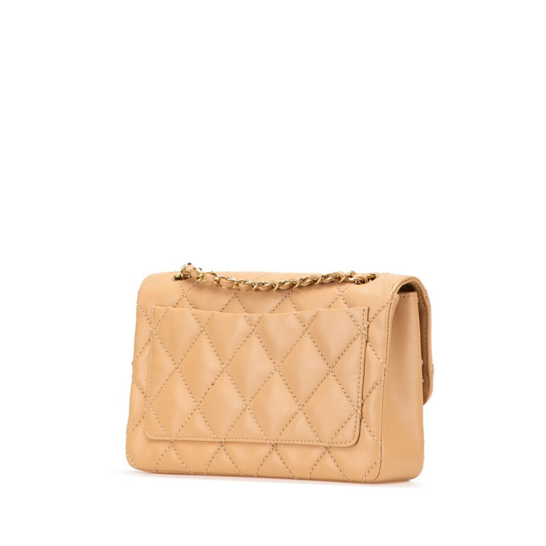 CHANEL Wild Stitch Coco Mark Chain Shoulder Bag in Calfskin