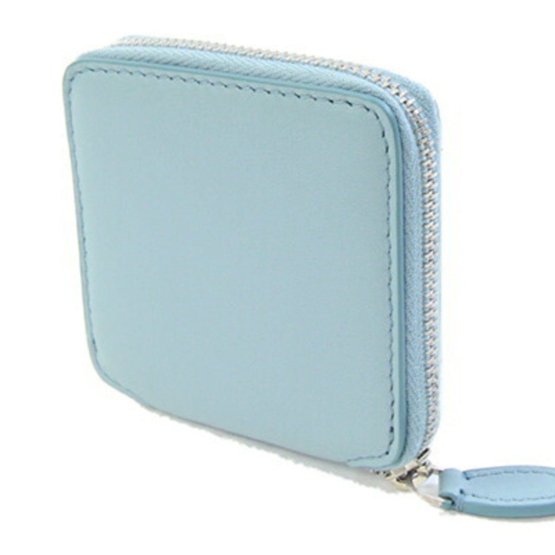 Balenciaga Ville Coin Case Light Blue Leather Mini Wallet for Women BALENCIAGA