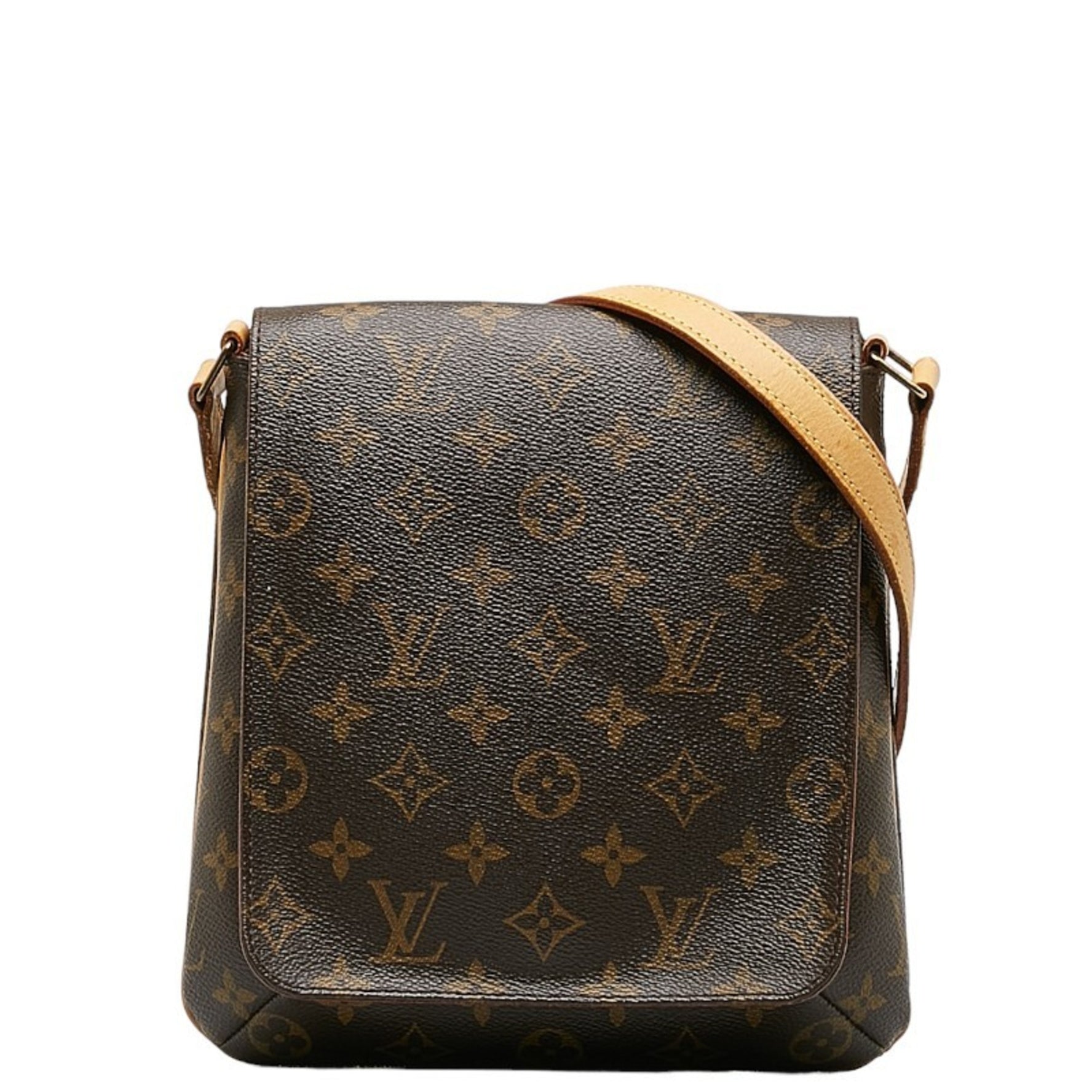 Louis Vuitton Monogram Musette Salsa Long Shoulder Bag M51387 Brown PVC Leather Women's LOUIS VUITTON