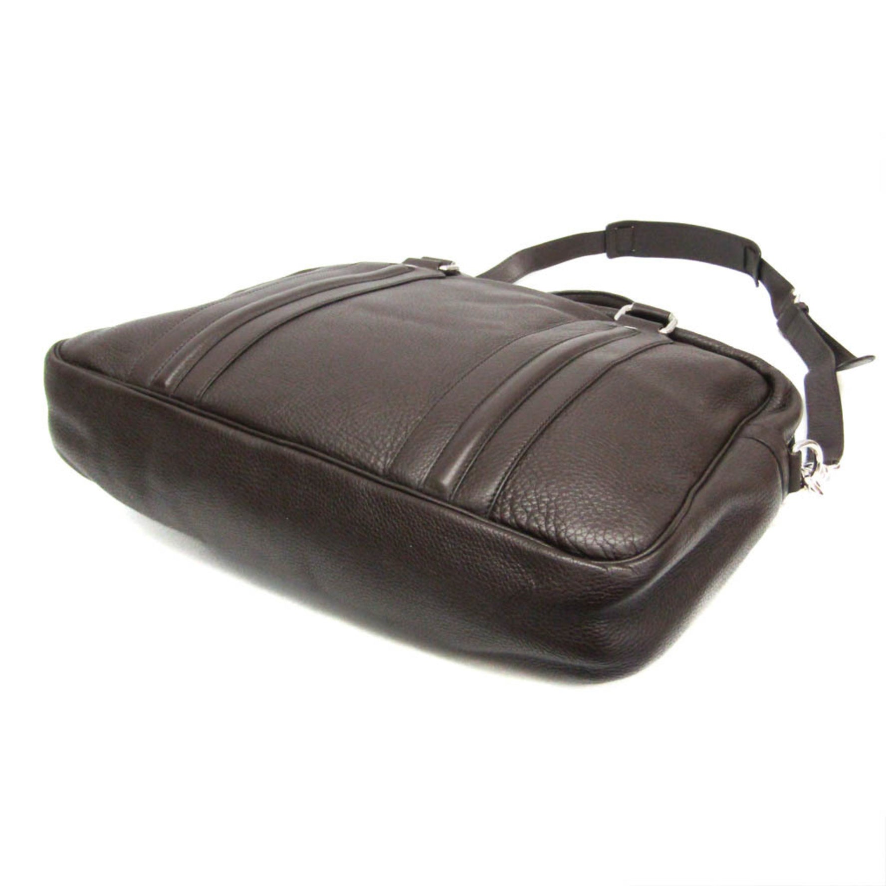 Gucci Business Bag Leather Briefcase,Shoulder Bag Dark Brown