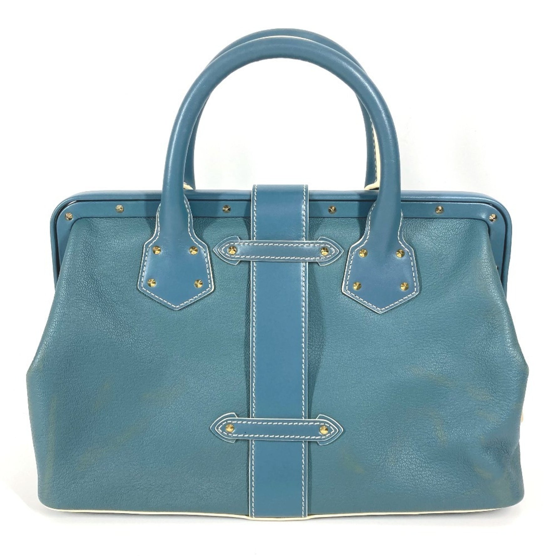 Louis Vuitton Suhali Angenieux PM Tote Bag Studs Handbag Leather