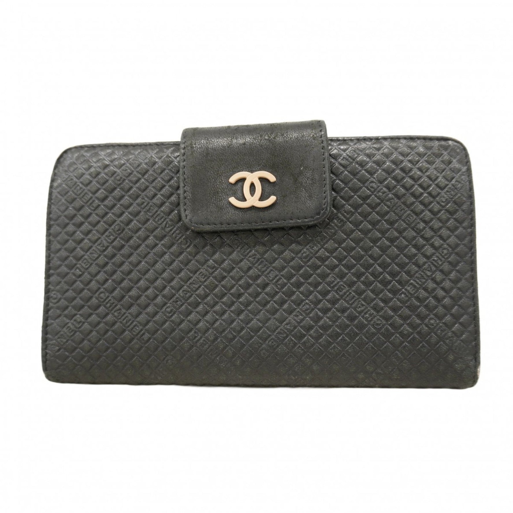 Chanel long wallet, lambskin