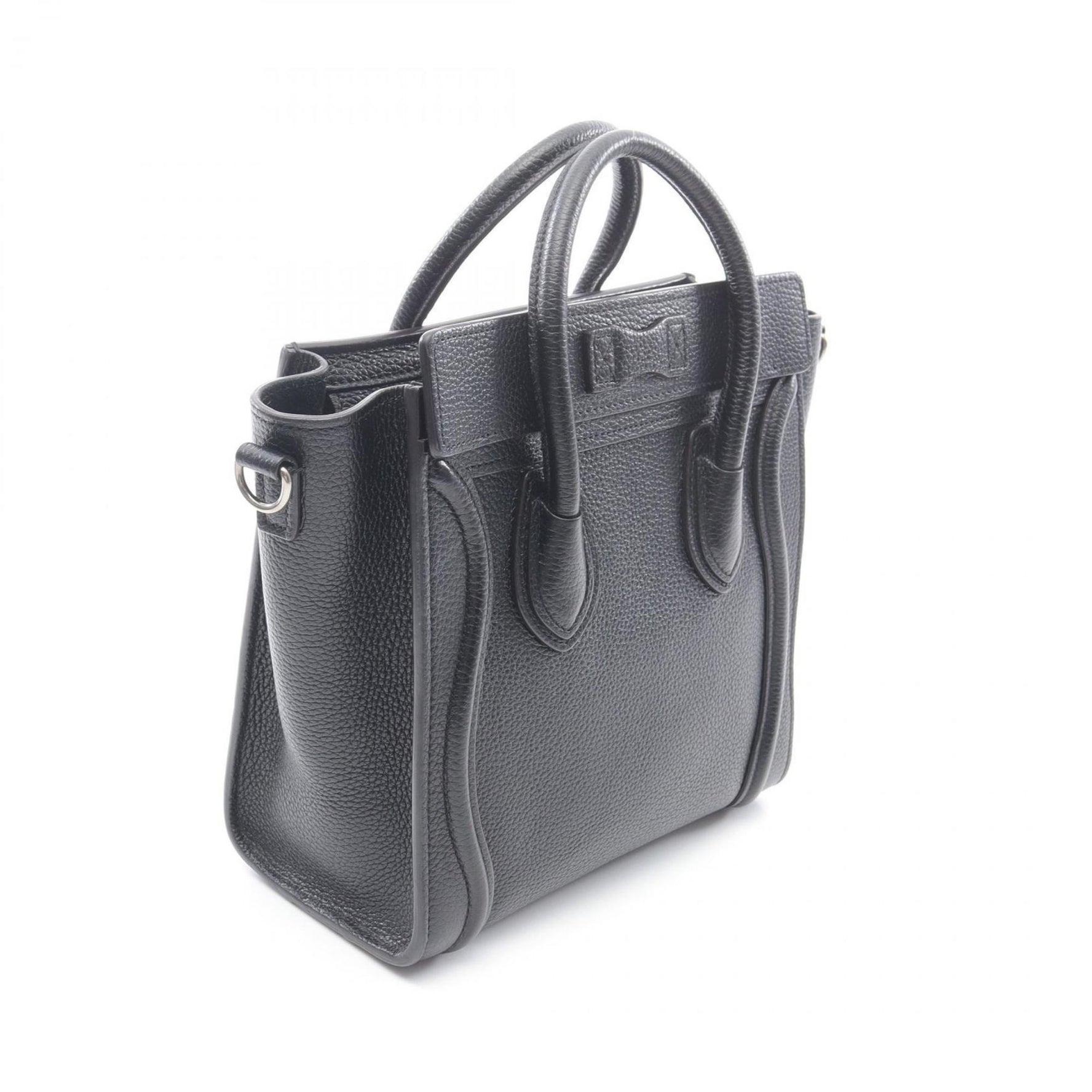 Celine Luggage Nano Shopper Handbag, Leather