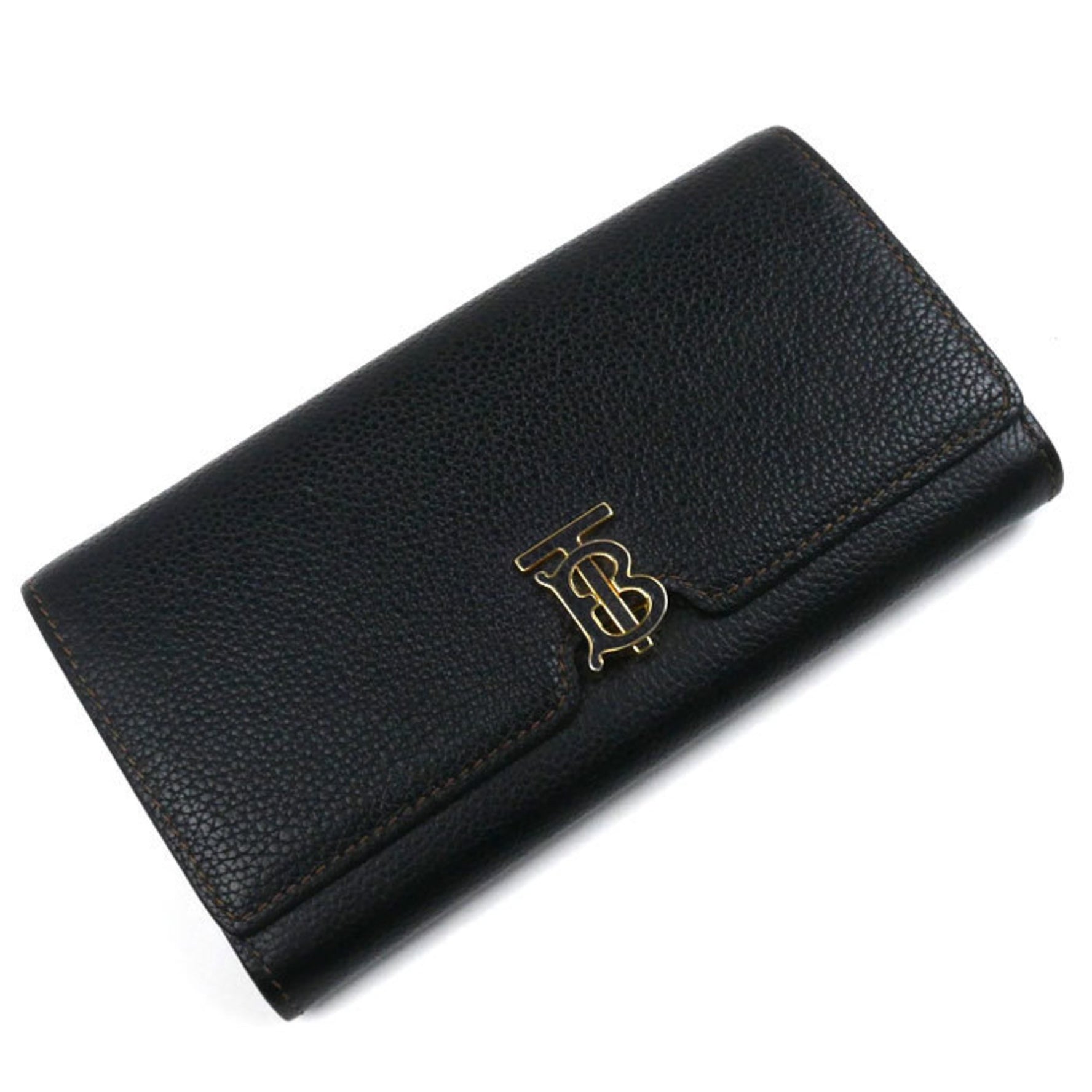 BURBERRY TB Continental Long Wallet Black Women's