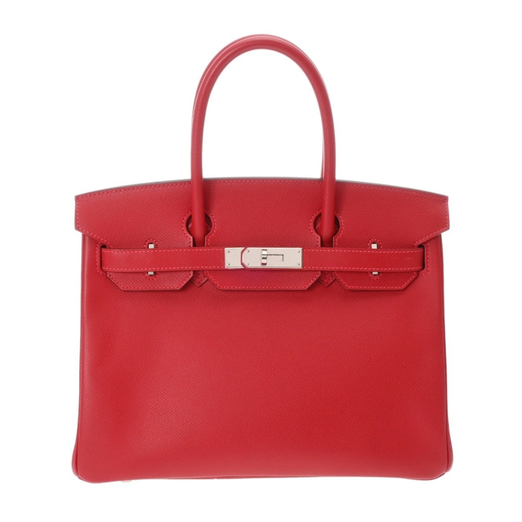 HERMES Hermes Birkin 30 Rouge Kazak □P stamp (around 2012) Women's Epsom leather handbag