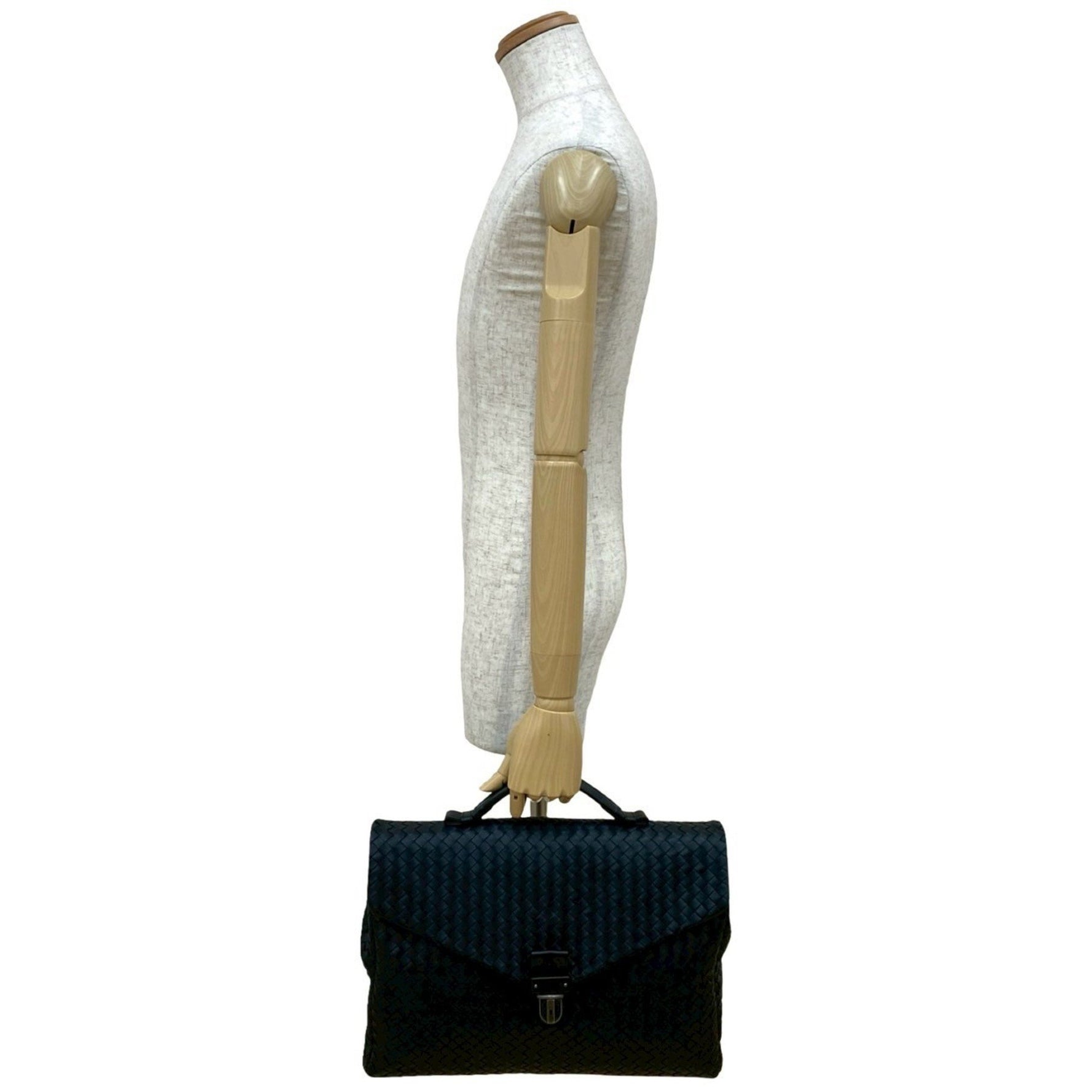 BOTTEGA VENETA Intrecciato Leather Business Briefcase Handbag