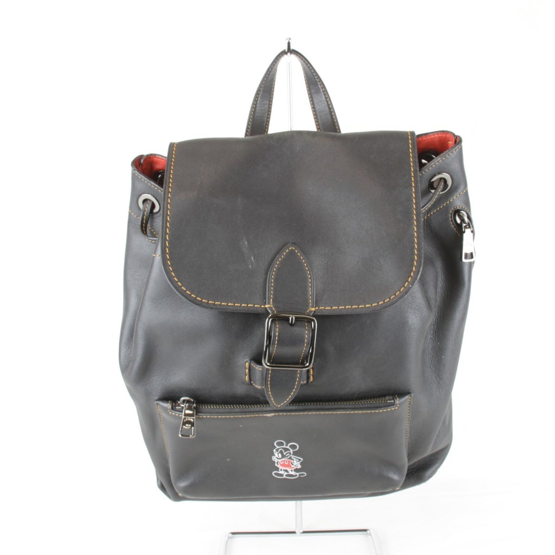 COACH Disney Collaboration Backpack/Daypack Leather Mickey Mouse