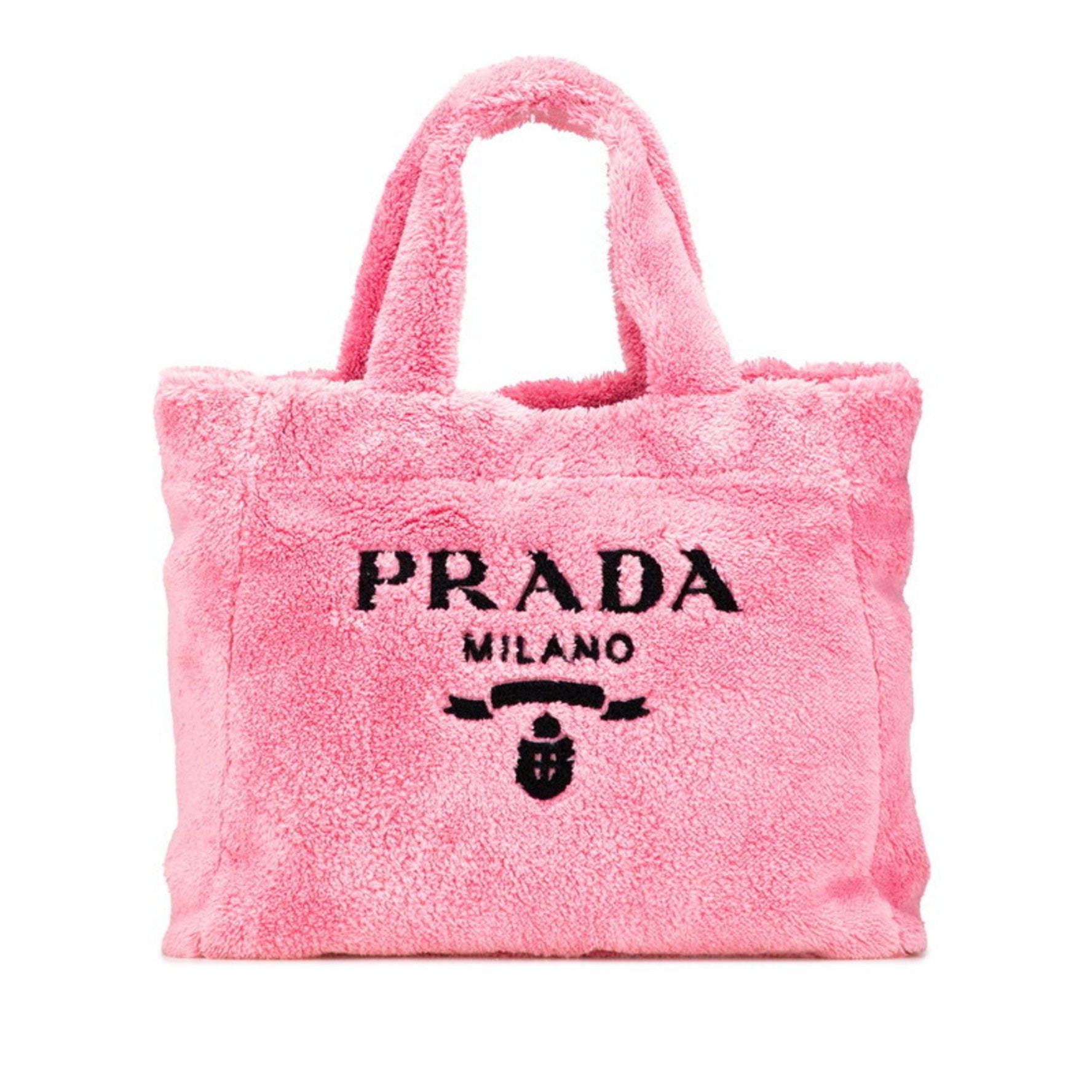 Prada Terry Logo Tote Bag Pile