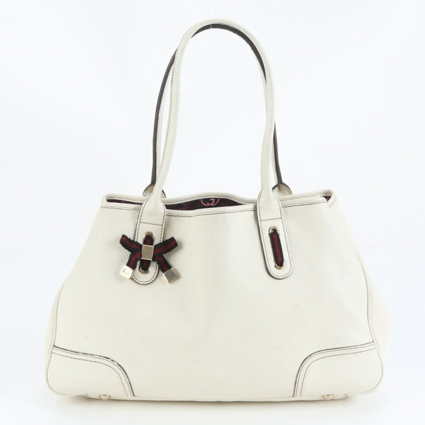 Gucci Sherry Ribbon Princess Leather Tote Bag, Shoulder