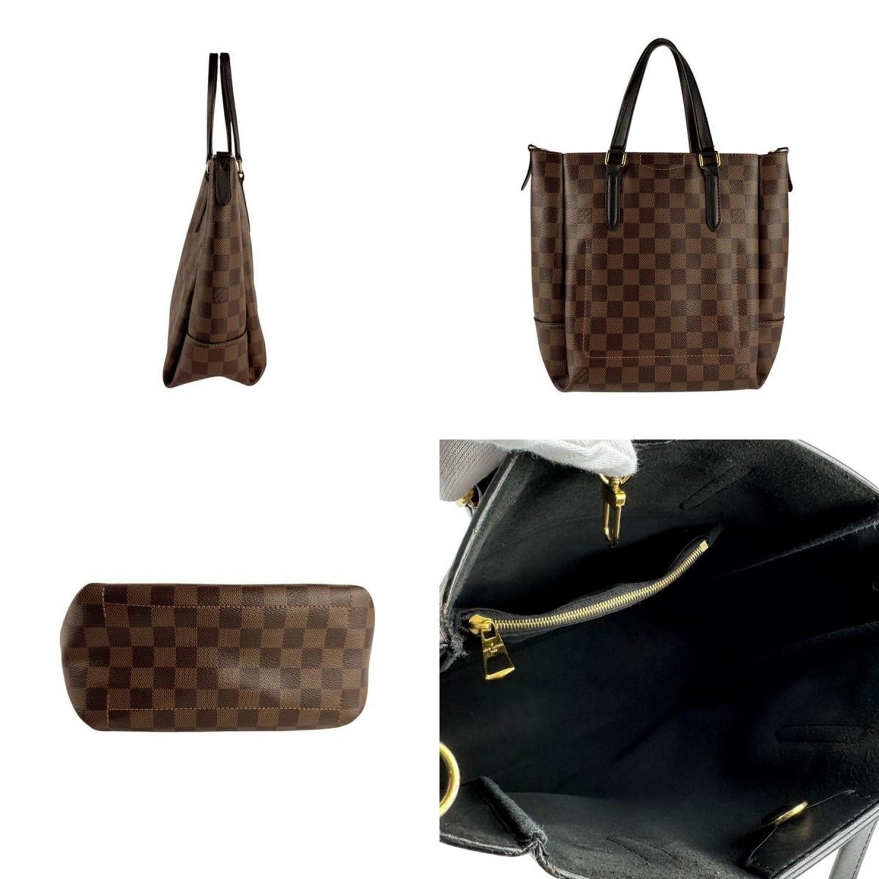 Louis Vuitton Shoulder Bag Handbag Damier Belmont NV BB Canvas