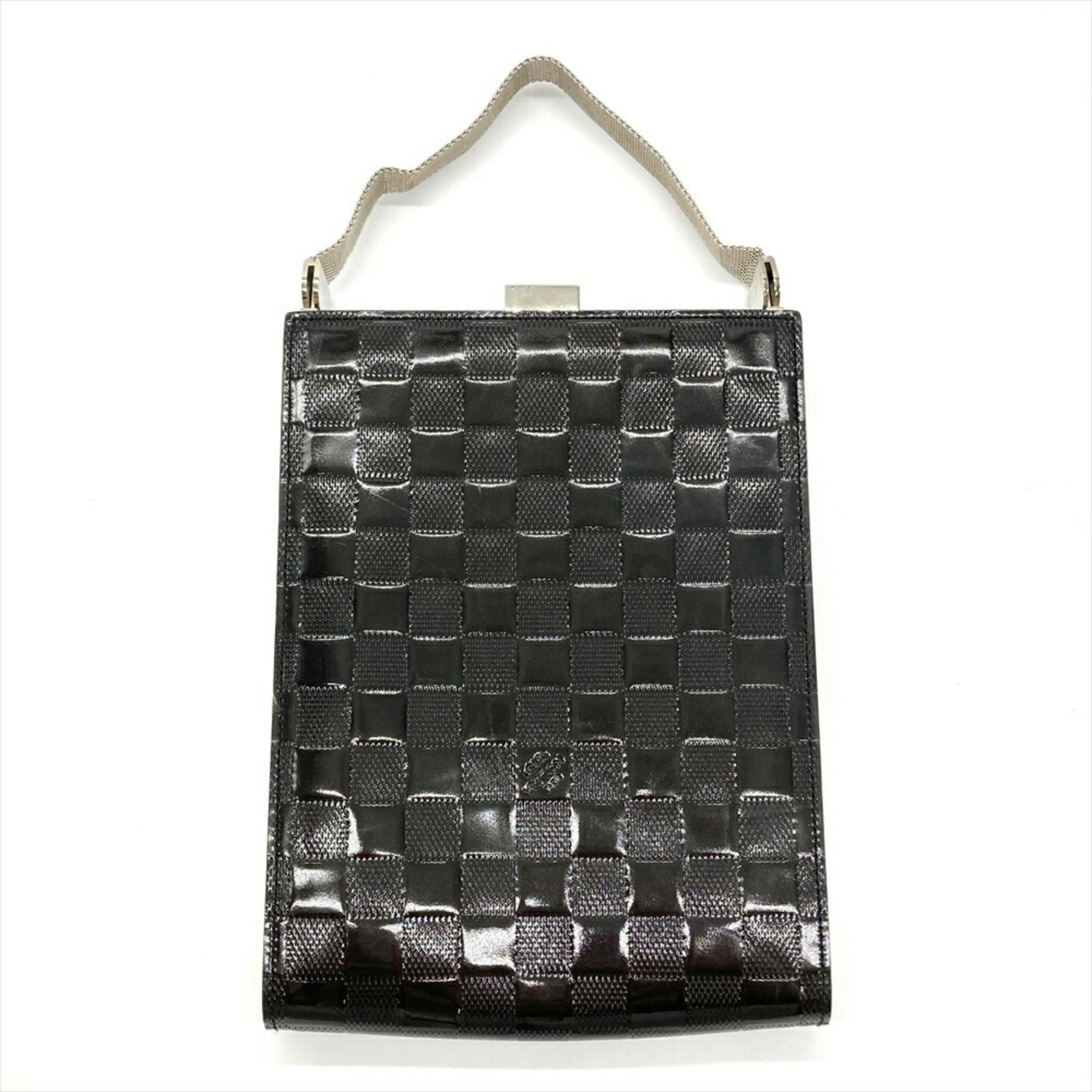Louis Vuitton Damier Vernis Ange GM Handbag Enamel Noir
