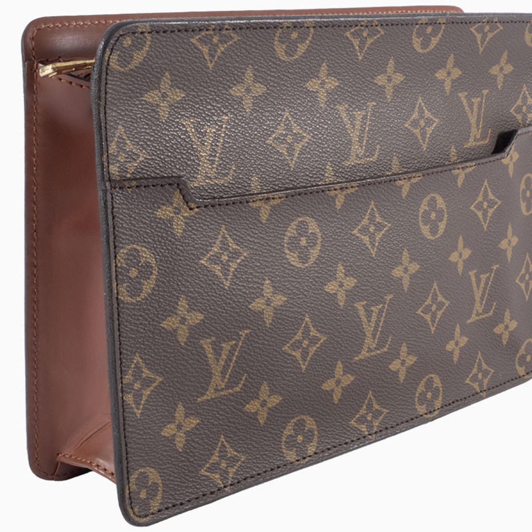 Louis Vuitton Pochette Homme Clutch Bag/Second Bag Monogram Canvas