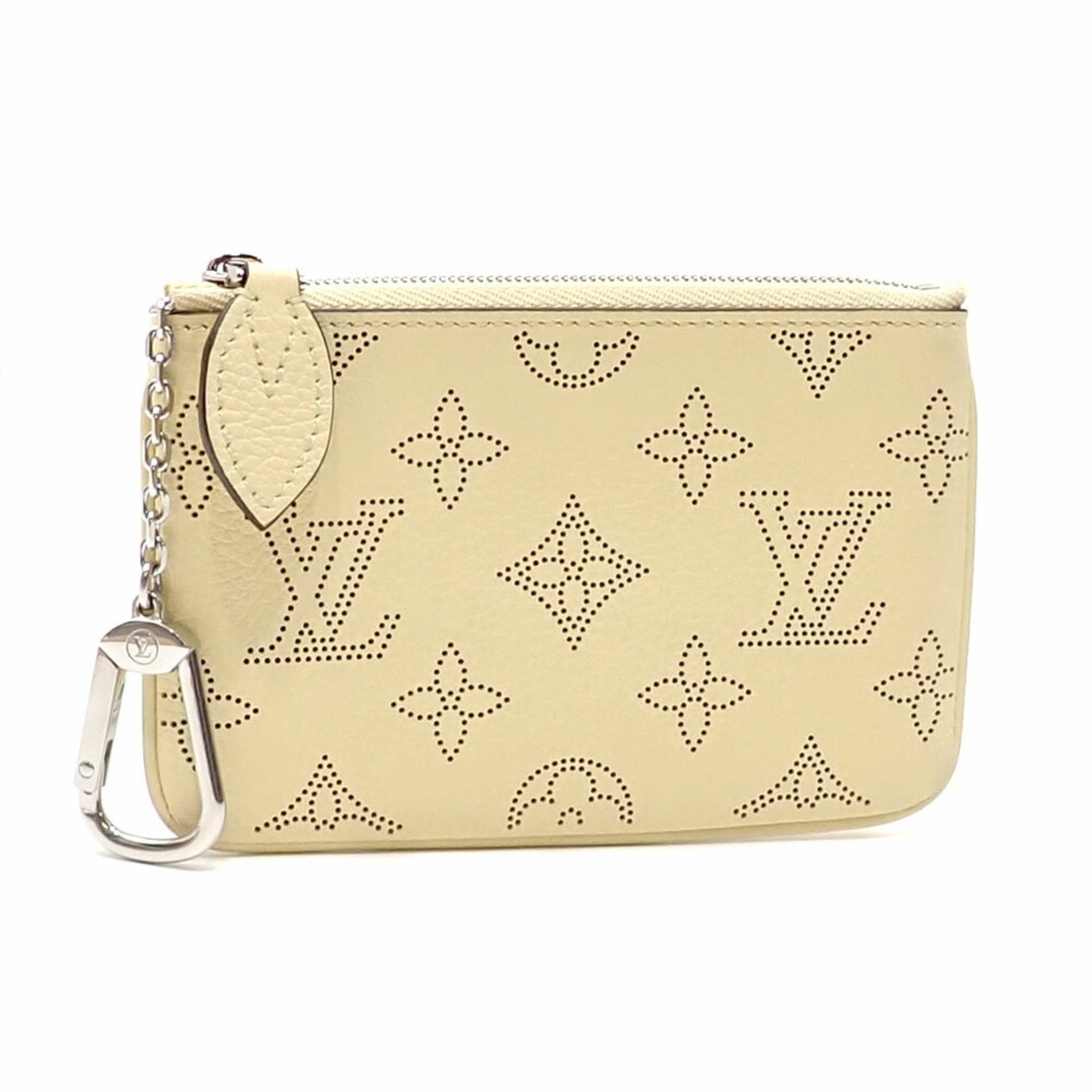 Louis Vuitton Coin Purse and Key Case Mahina Pochette Cle Ladies M81516 Banana Japan Exclusive Holder