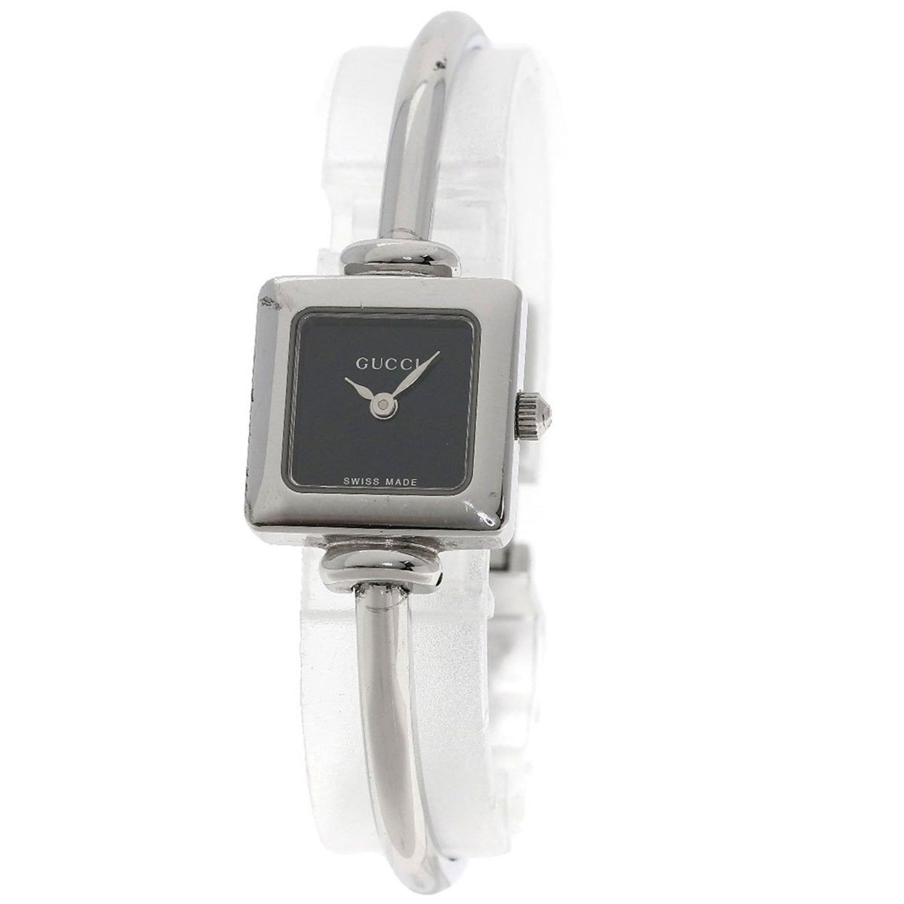 Gucci Square Face Watch Stainless Steel/SS