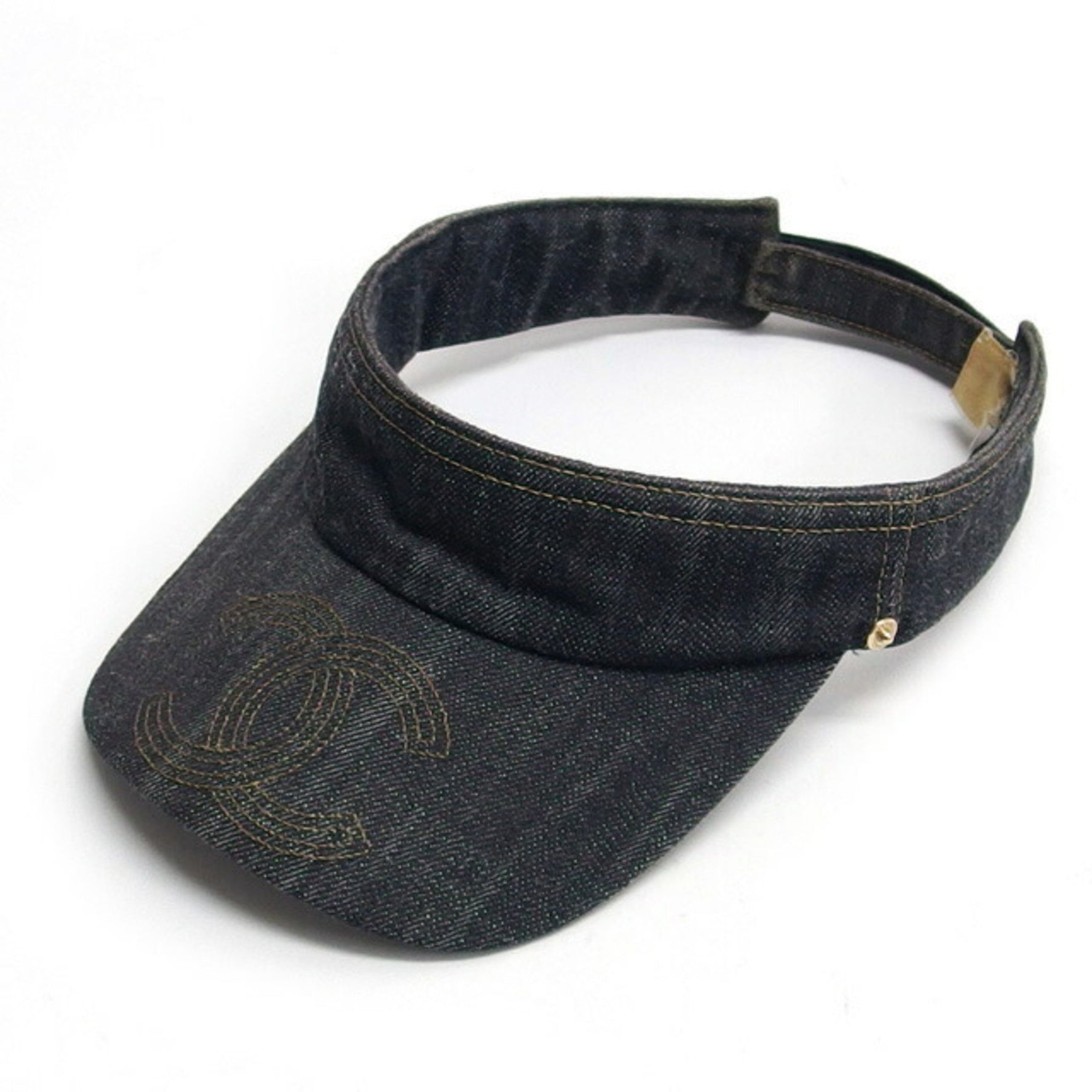 Chanel Sparkling Denim Sun Visor