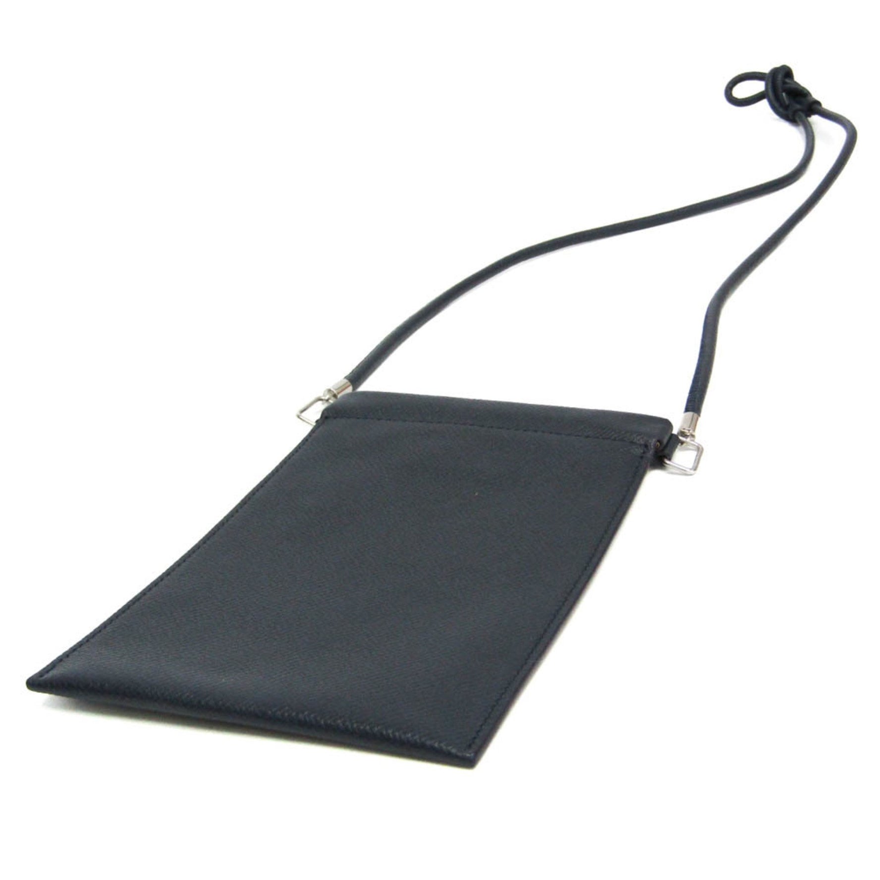 Maison Margiela 4 Stitchs Smartphone Pouch SA1VZ0002P4745T8069 Men,Women Leather Pouch,Shoulder Bag Dark Navy