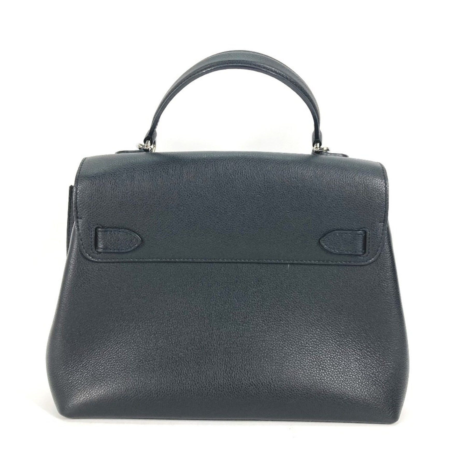 LOUIS VUITTON M51395 Lock Me Ever MM Tote Bag, Leather, Women's, Noir, Black